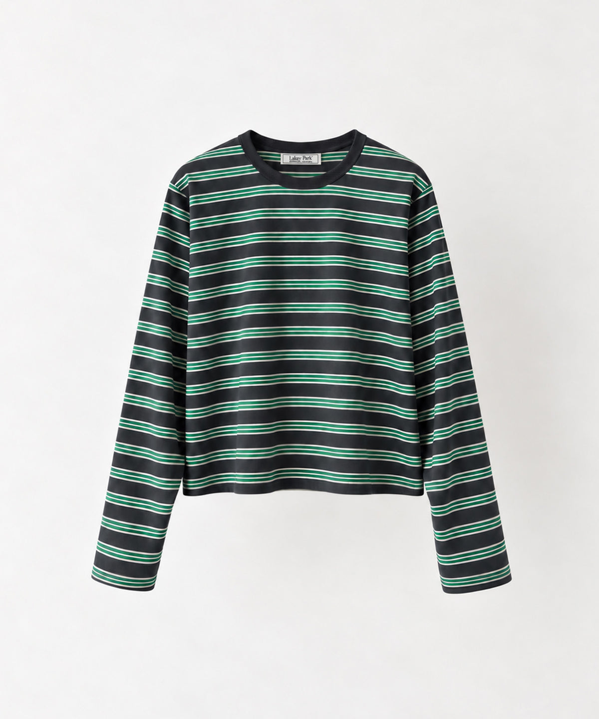 マルチボーダーロングTシャツ