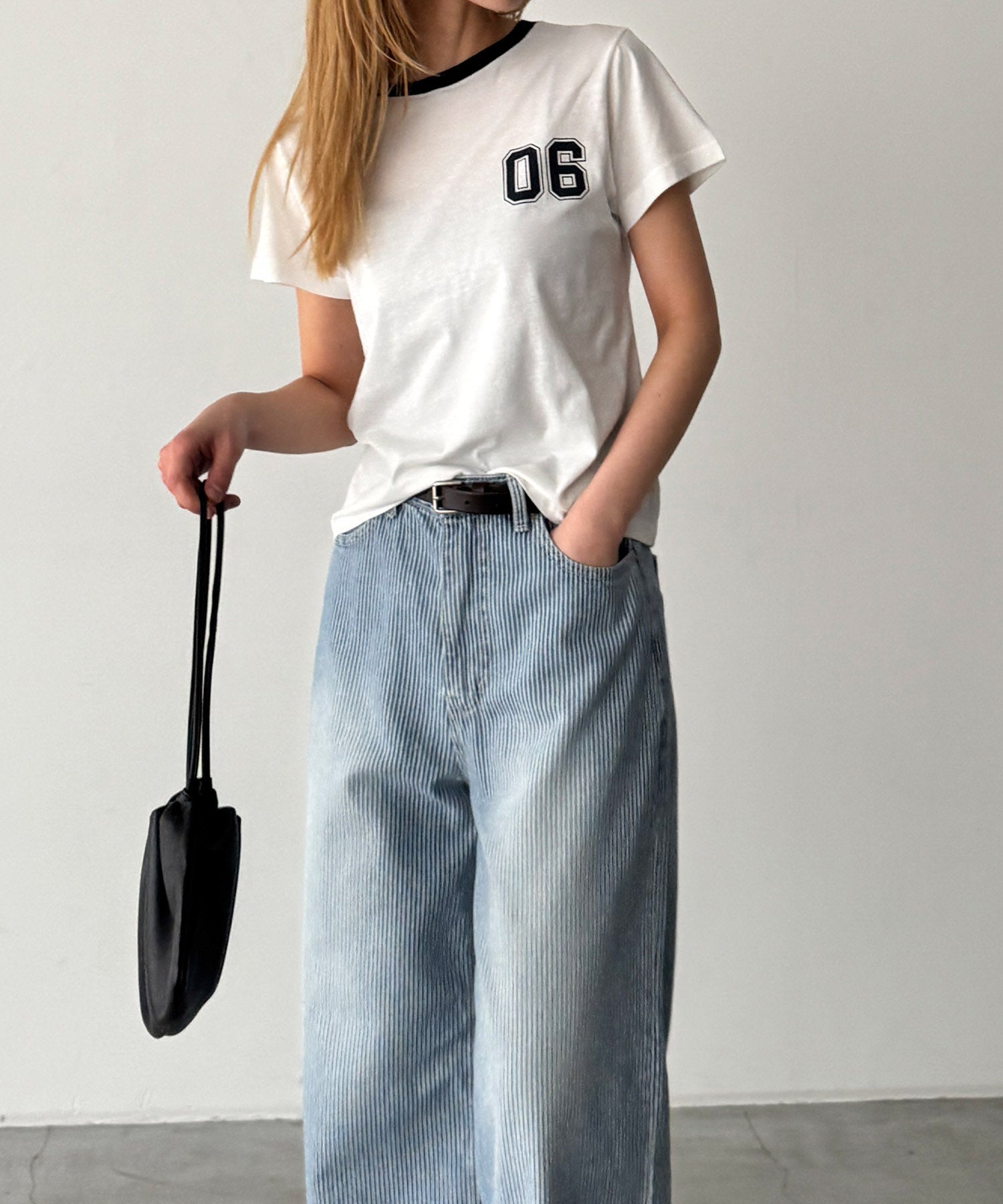 "06"リンガーTシャツ
