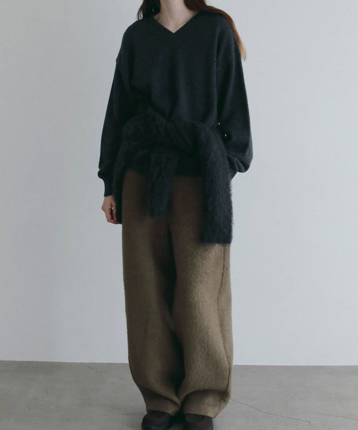 Wool Vneck Knit