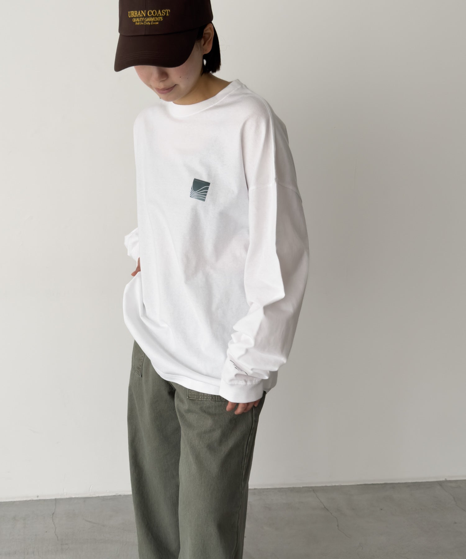 "beach"ロングTシャツ