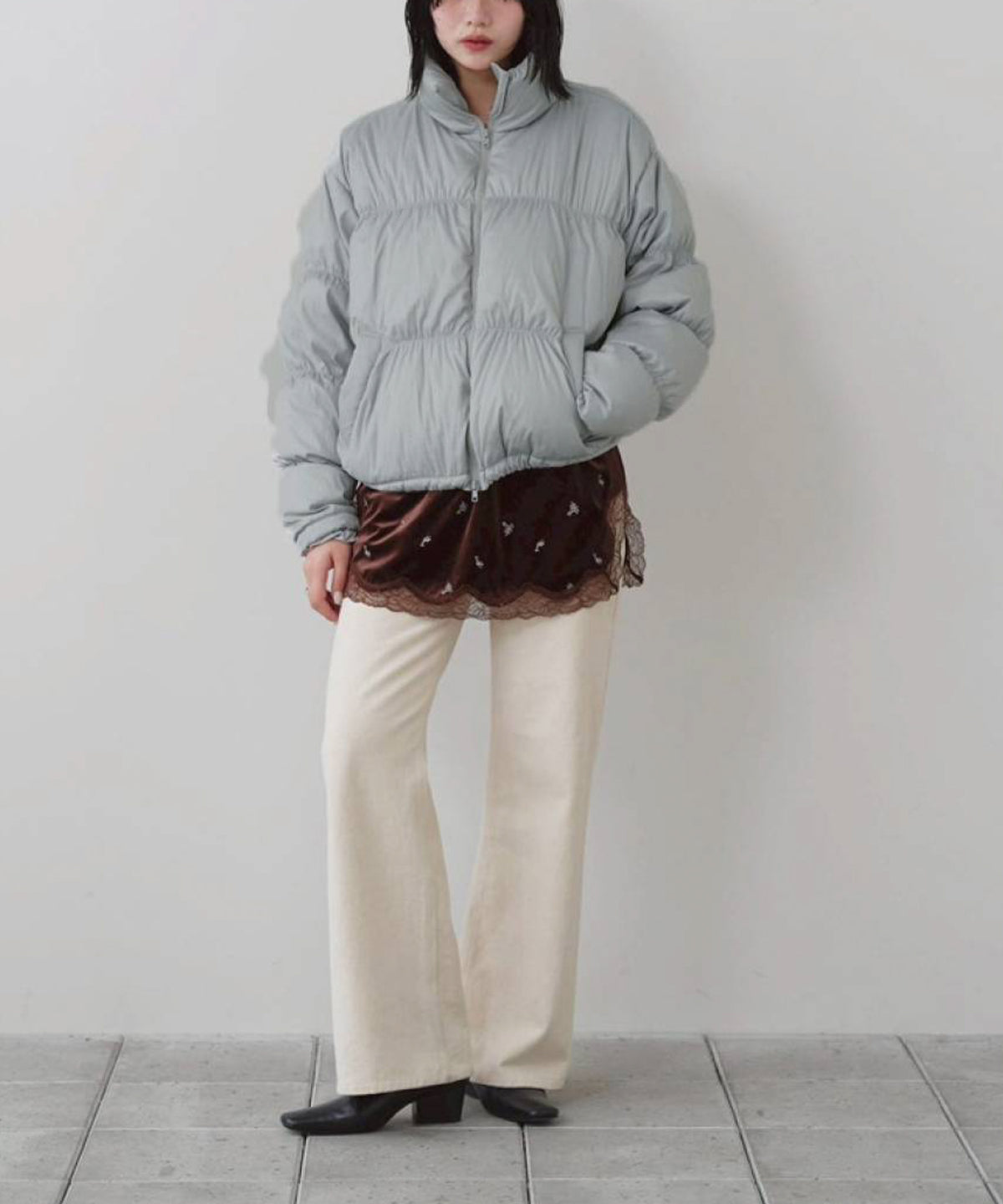 Petit Flower Velour Tunic
