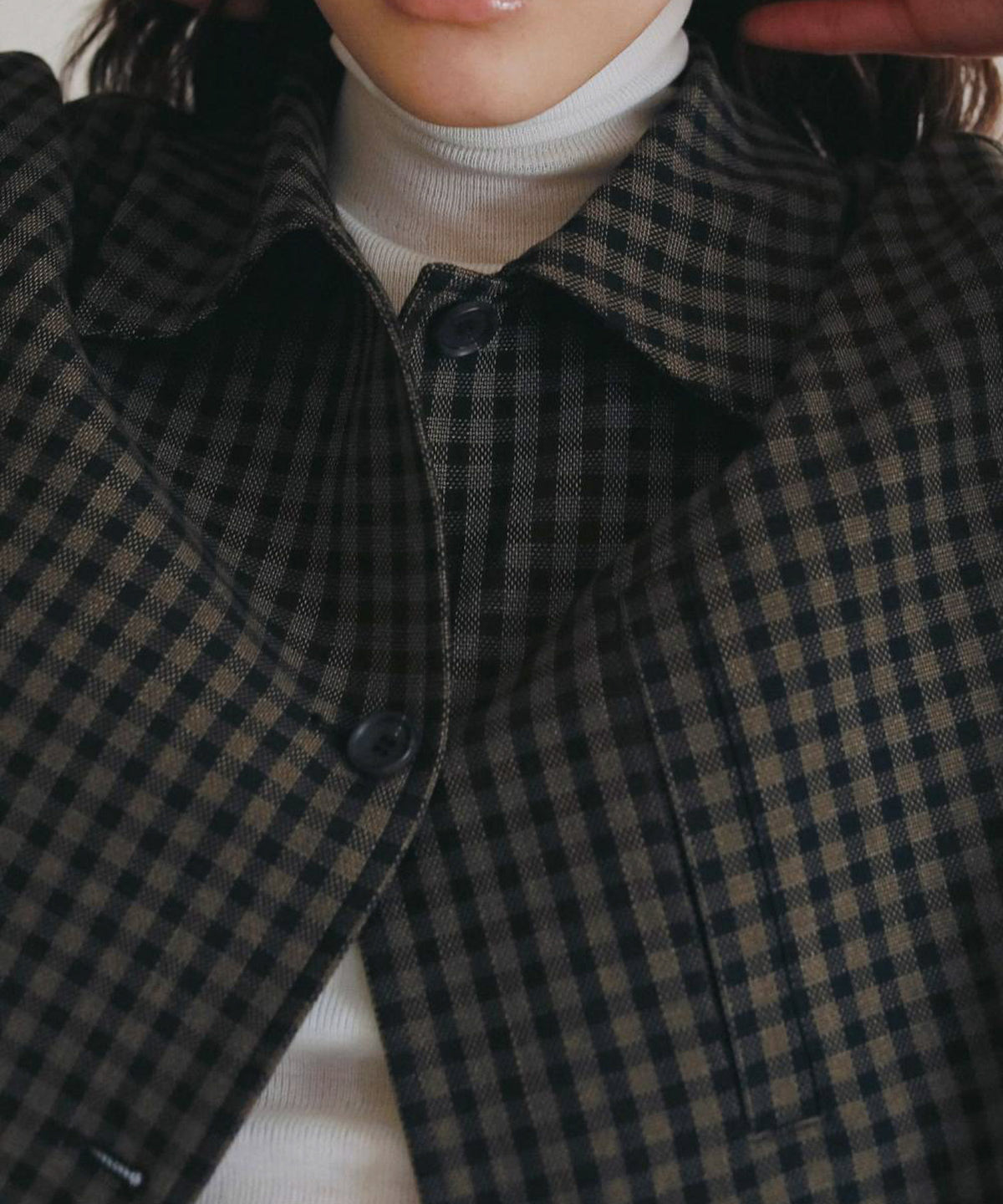 Check Coverall Jacket