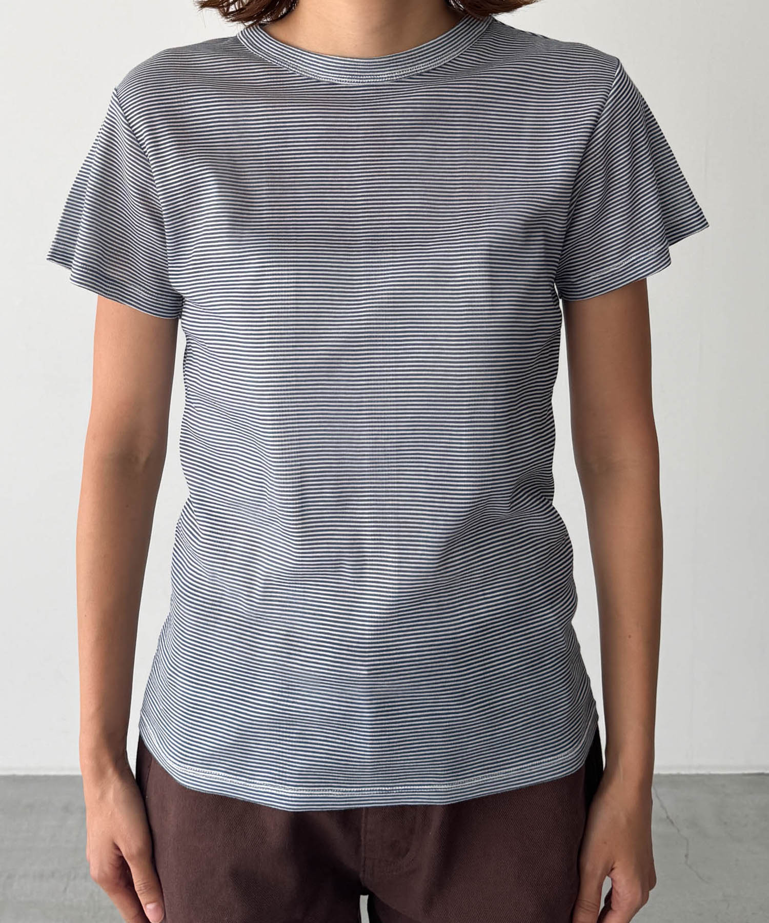 ライトパネルリブクルーTee