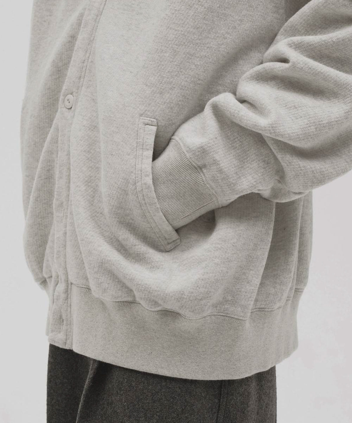 Cotton Brushed Cardigan