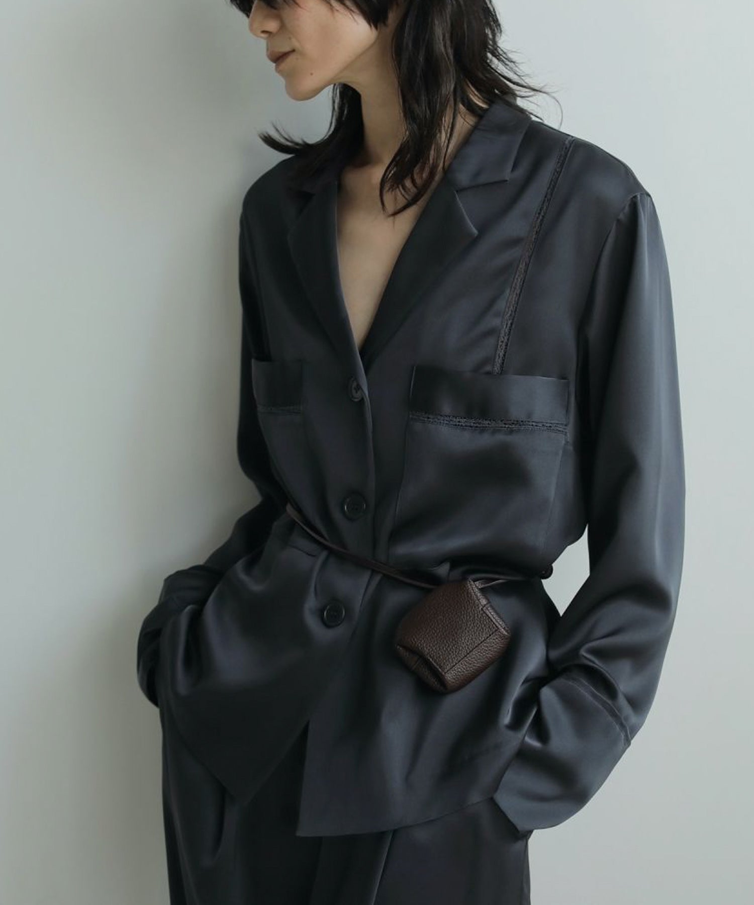 Ecoleather Waist Pouch エコレザーウエストポーチ/62521023