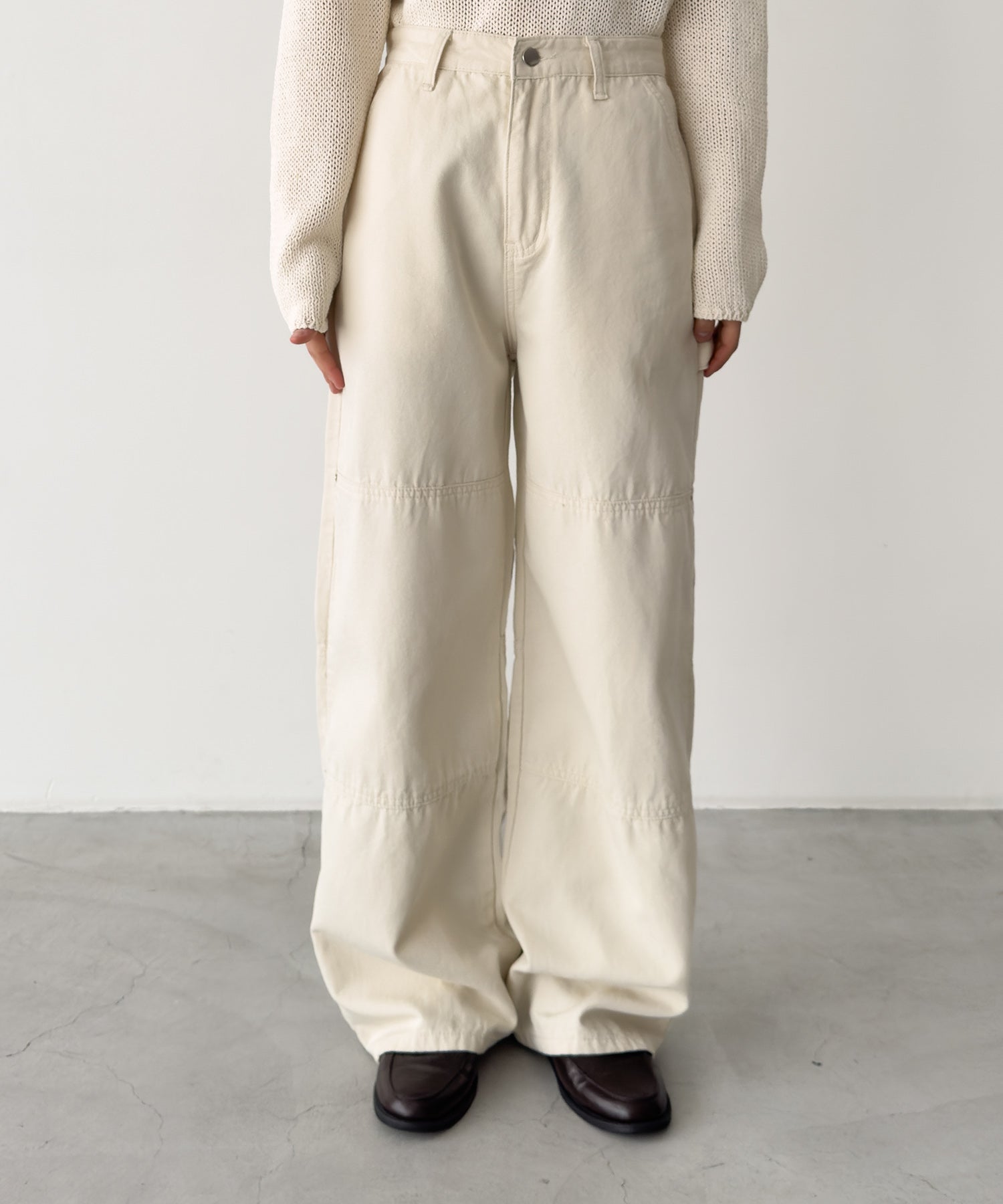 キャンバスダブルニーパンツ