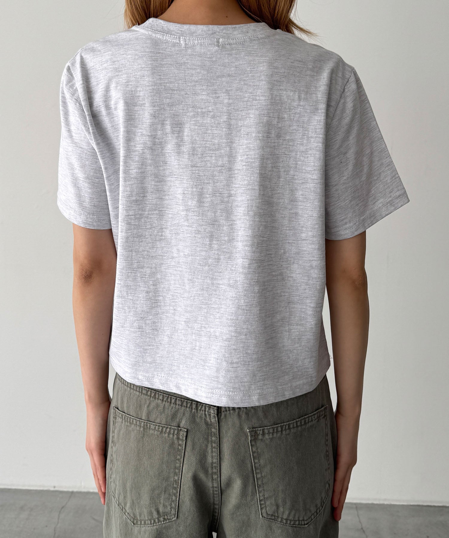 "GREECE"コンパクトTシャツ