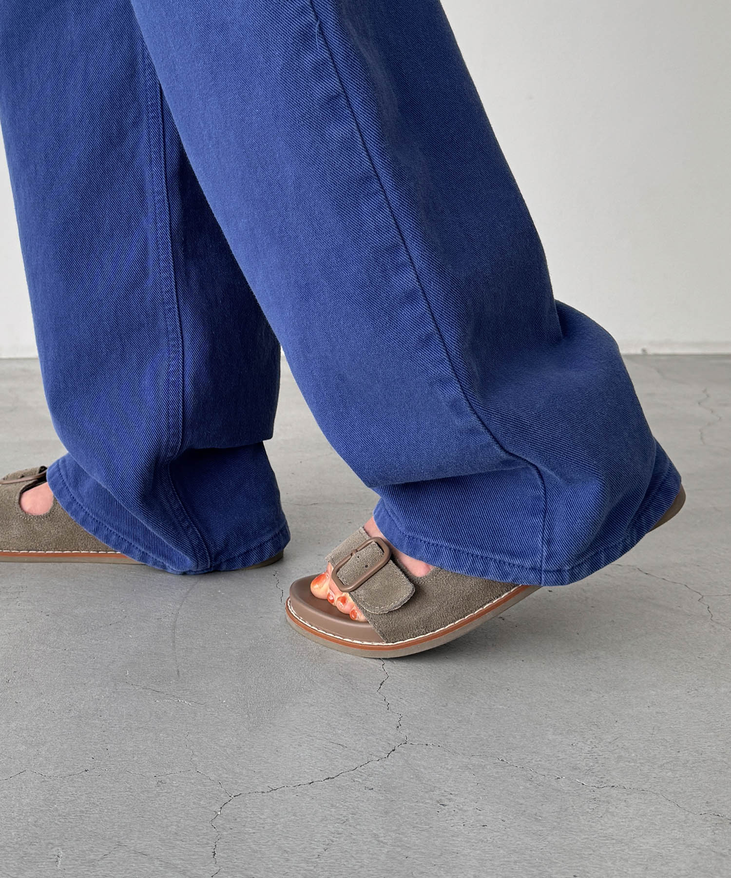 カラーストレートパンツ