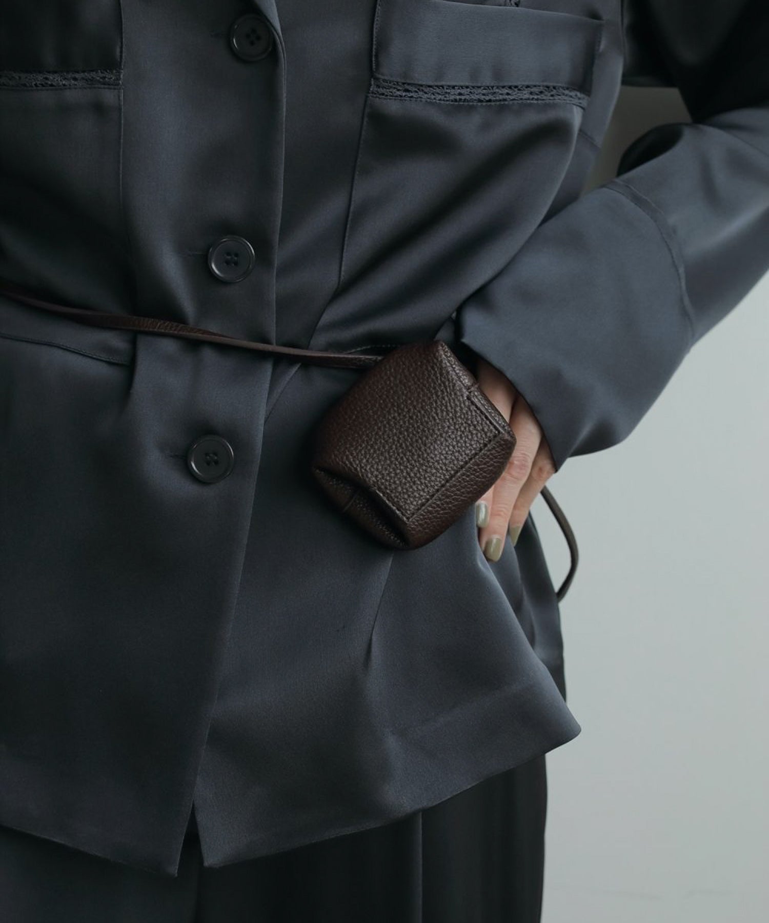 Ecoleather Waist Pouch エコレザーウエストポーチ/62521023