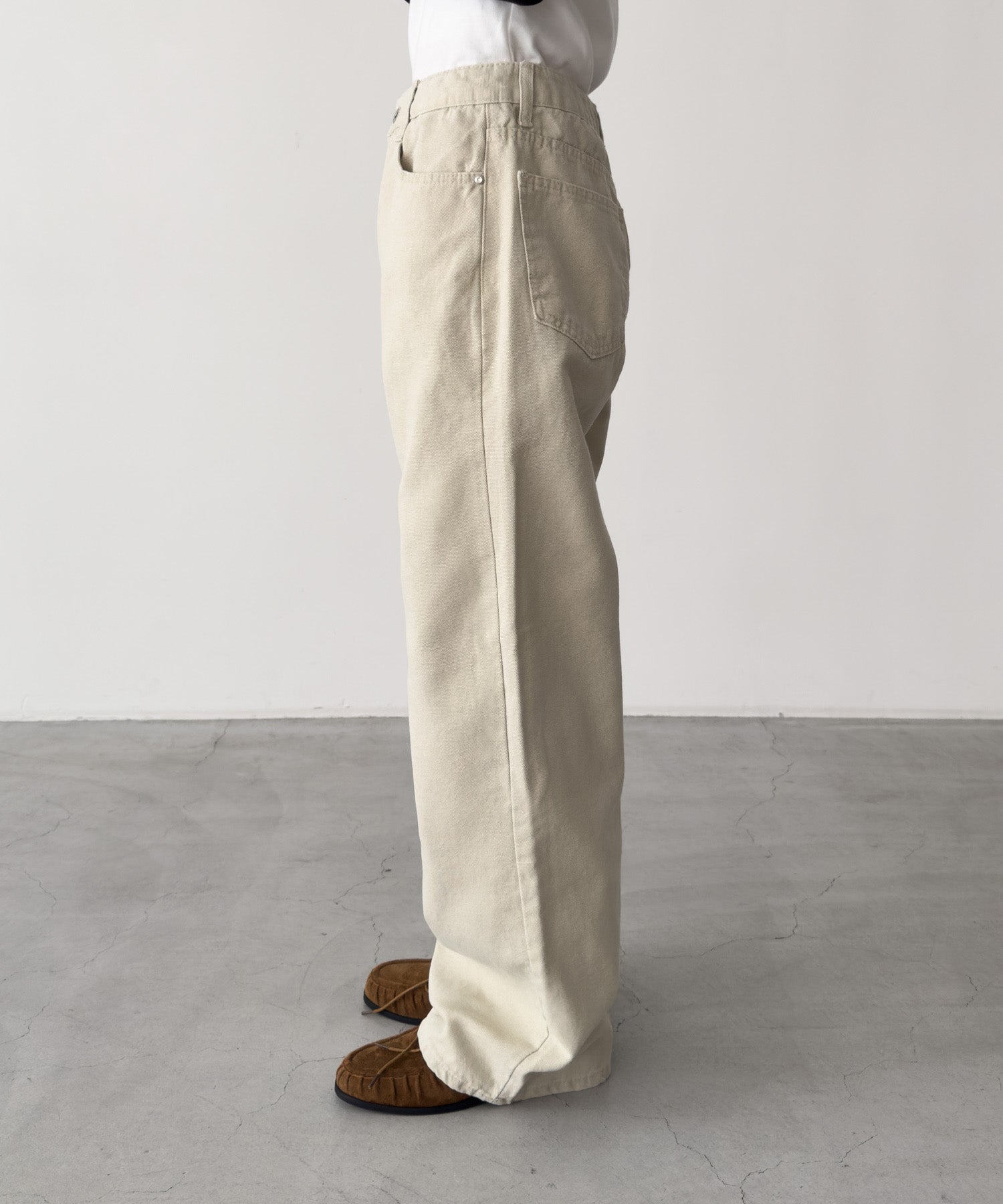 キャンバスストレートパンツ