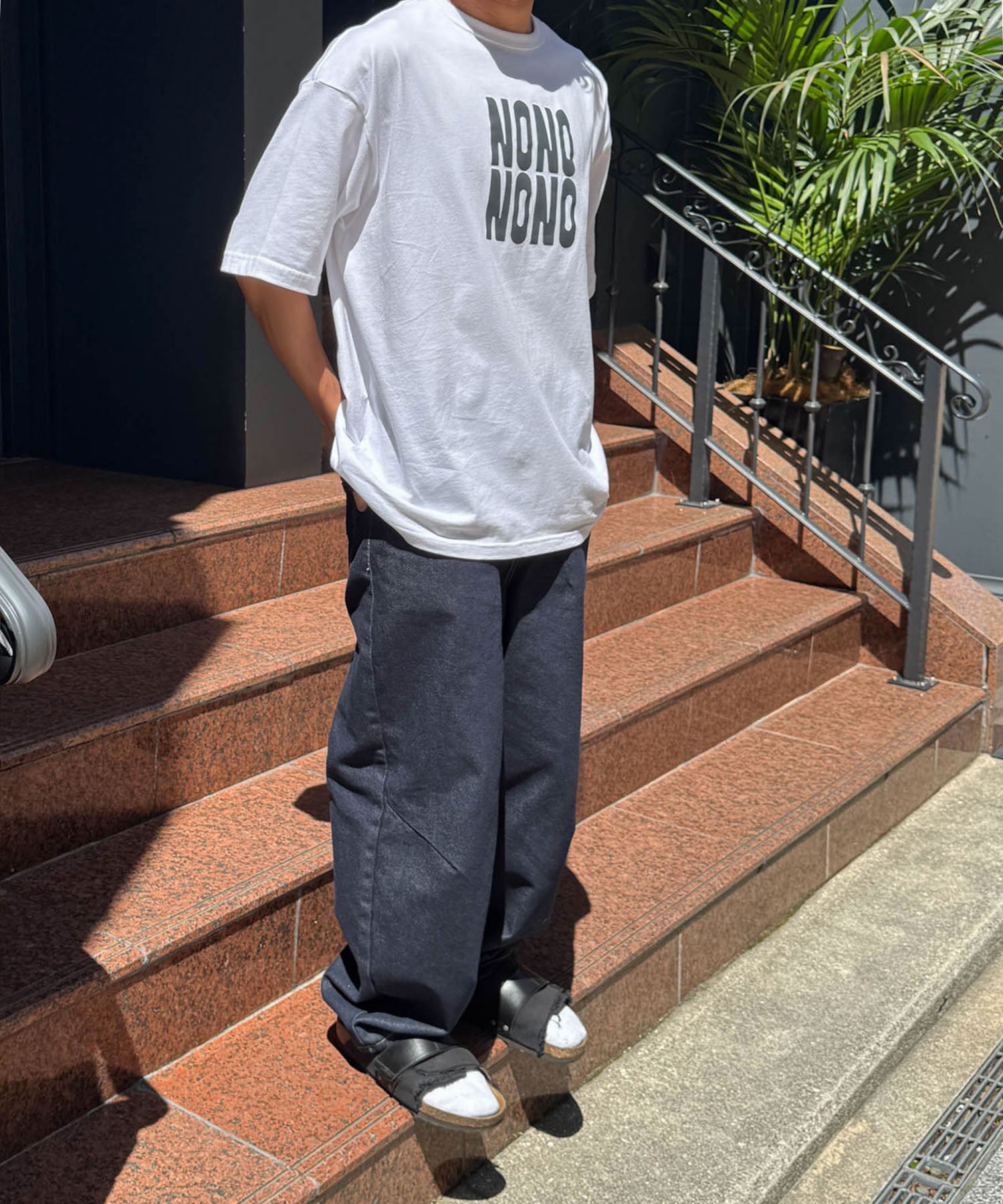 "NO"Tシャツ