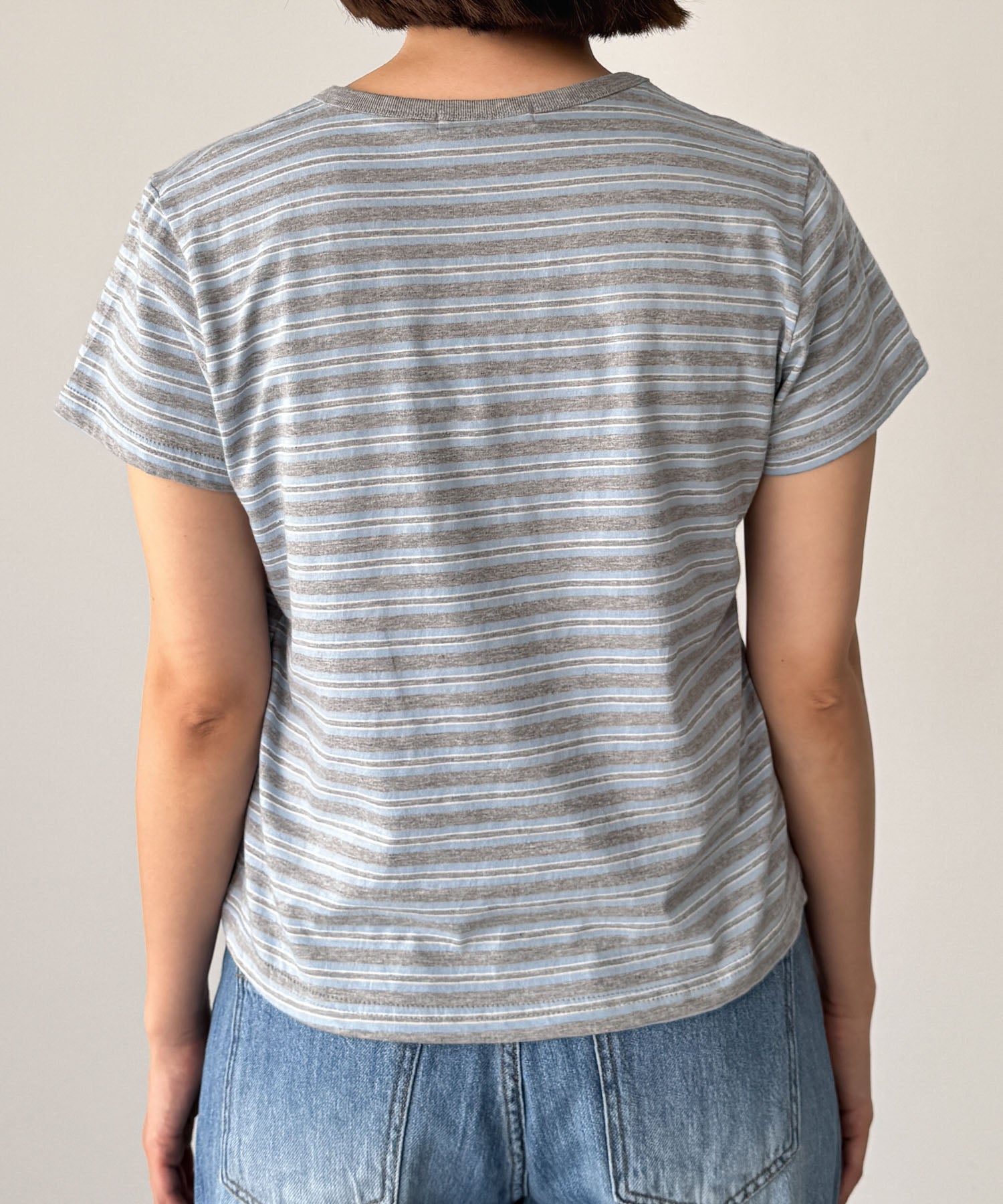 マルチボーダーリンガーTシャツ