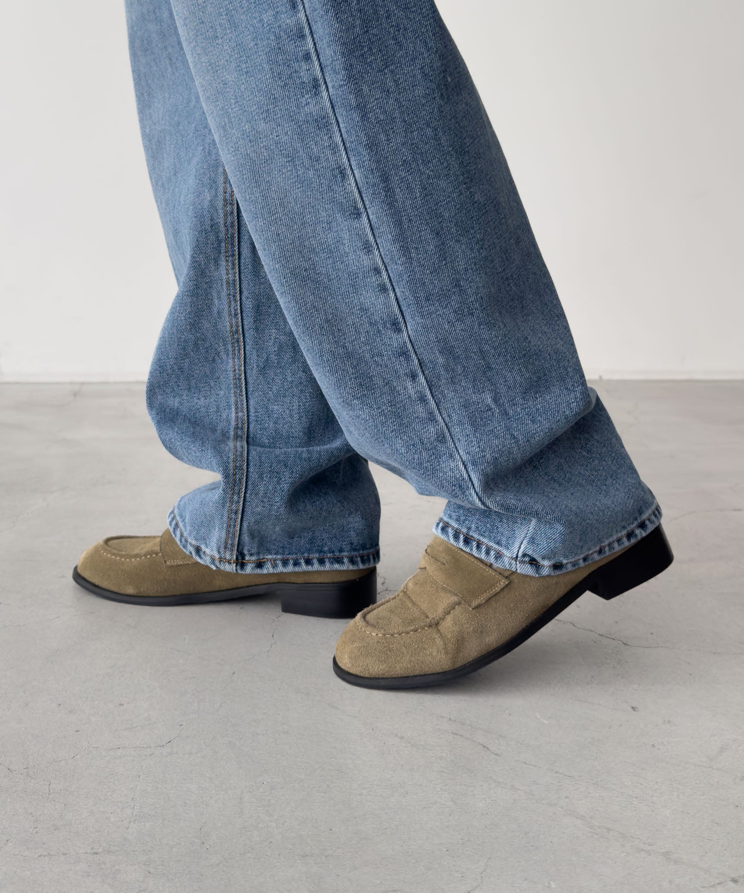 レギュラーストレートデニムパンツ 603