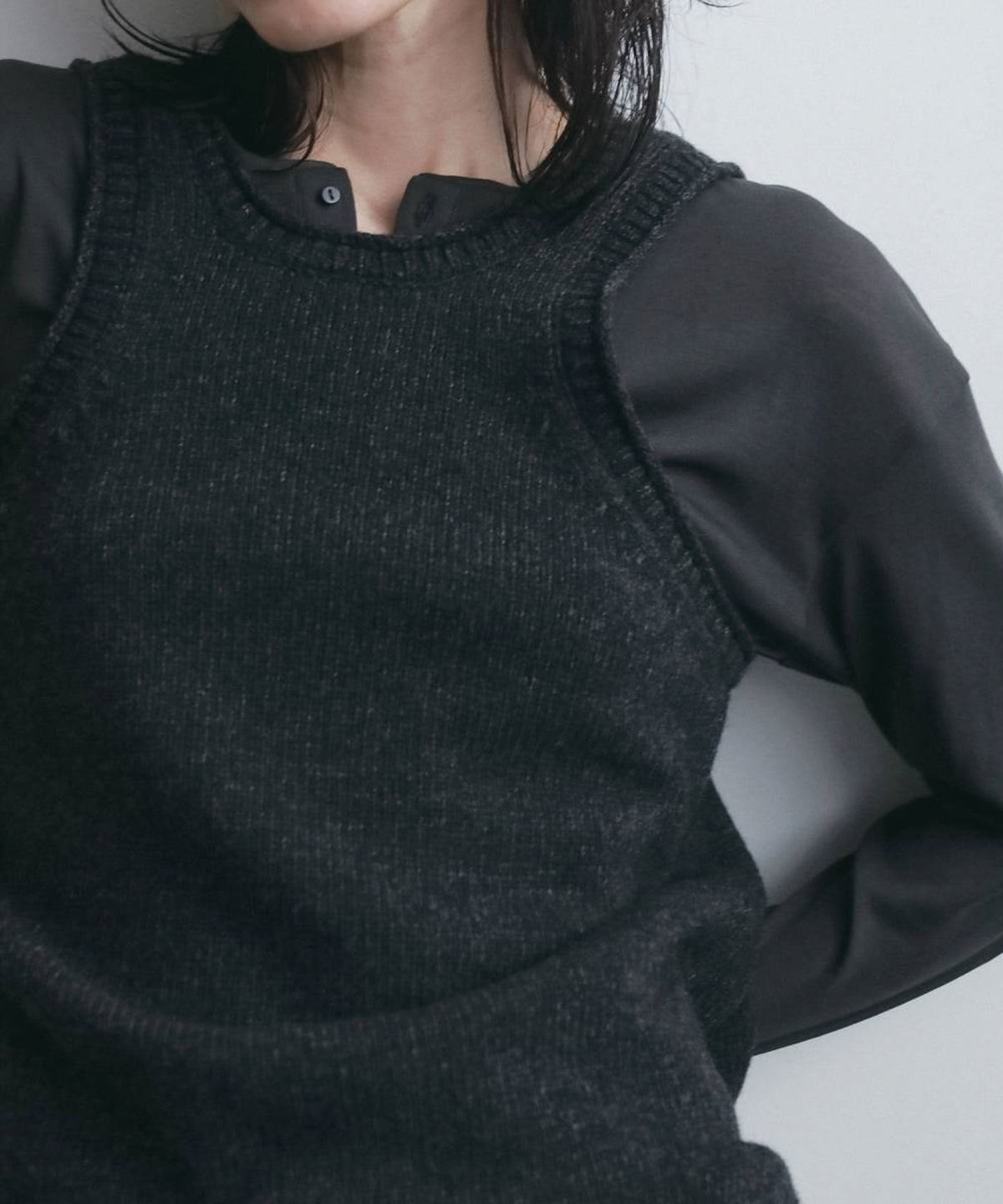 Knit Long Tanktop
