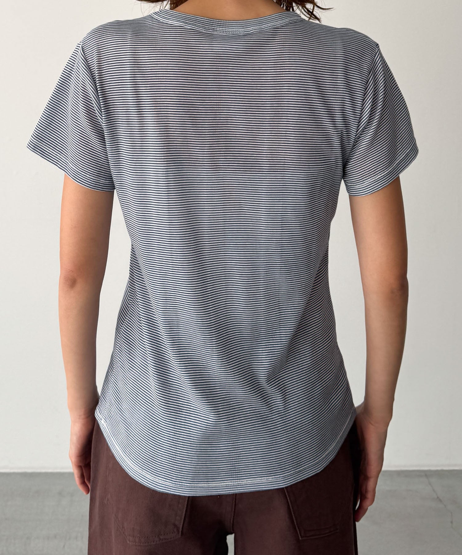 ライトパネルリブクルーTee