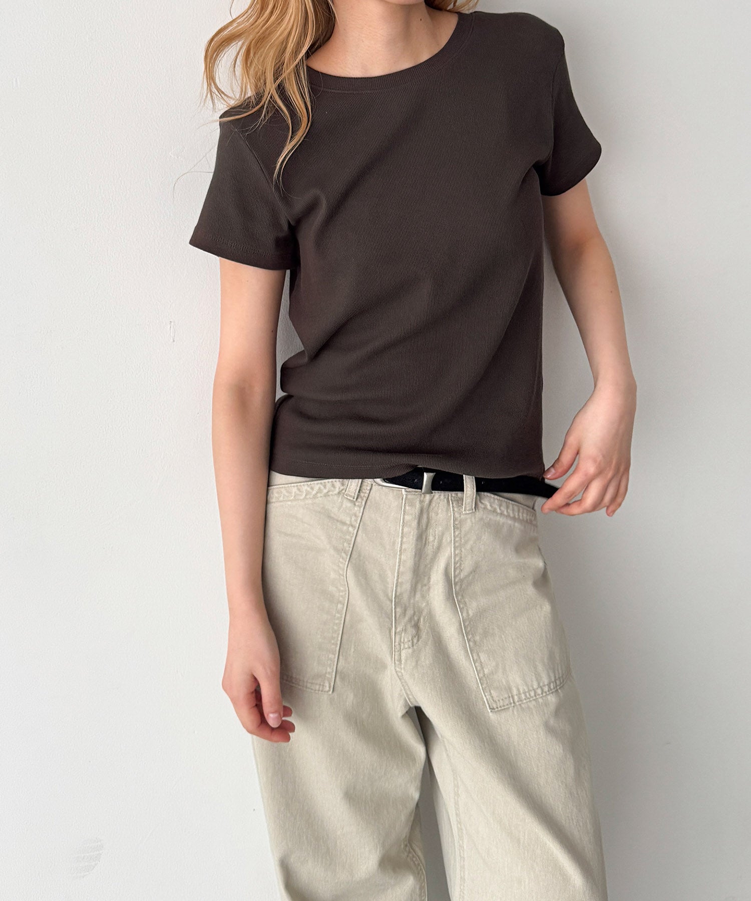 クールリブクルーTシャツ