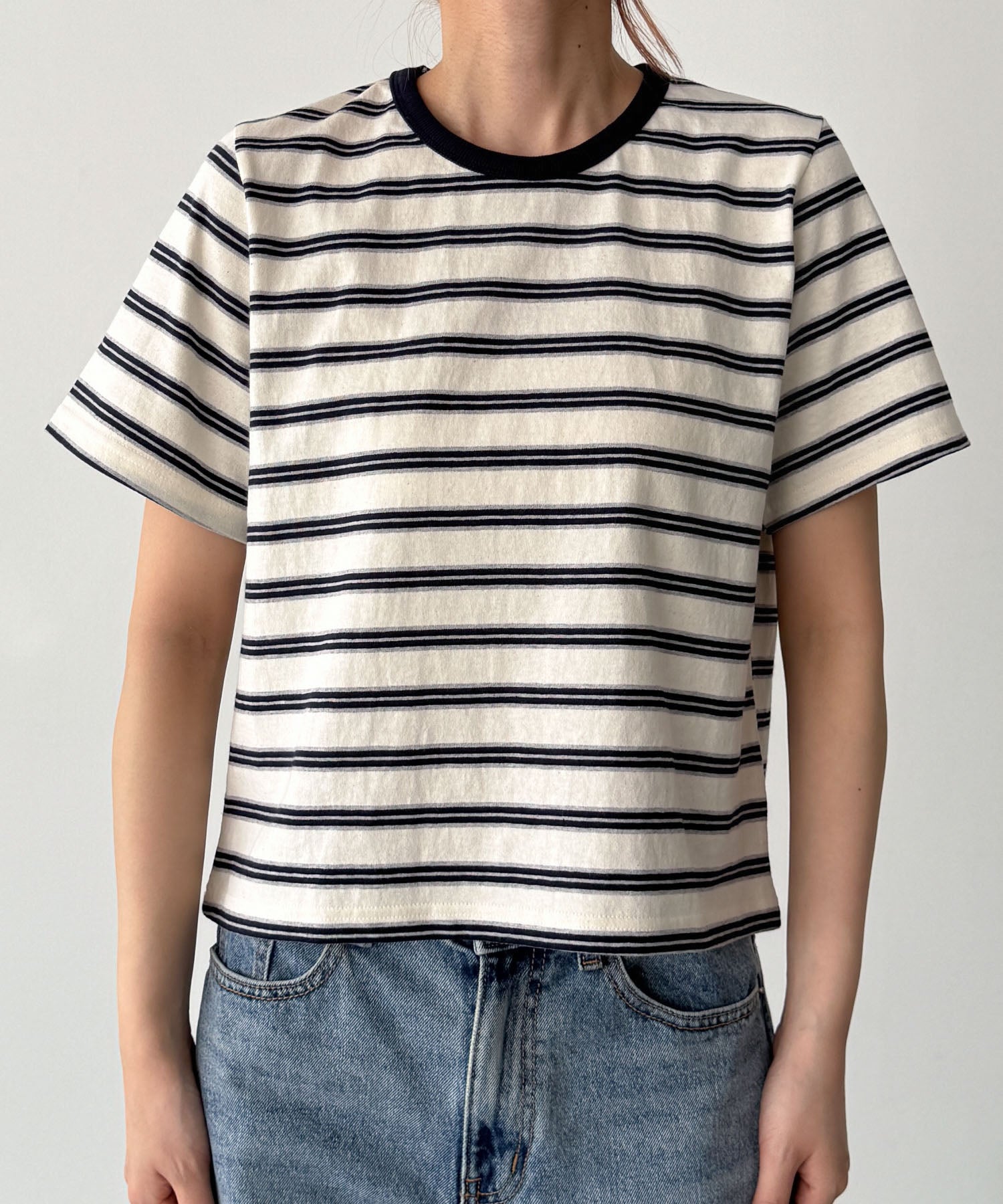 マルチボーダーTシャツ