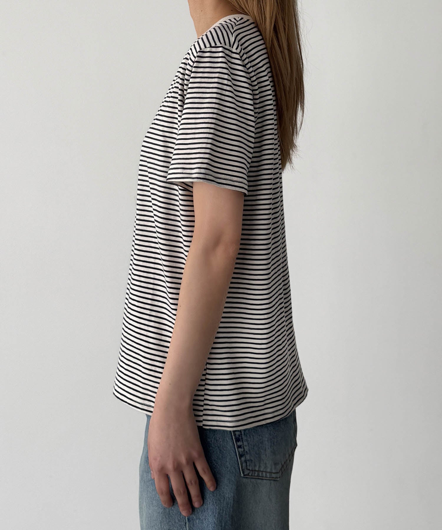 ナローボーダーリンガーTシャツ