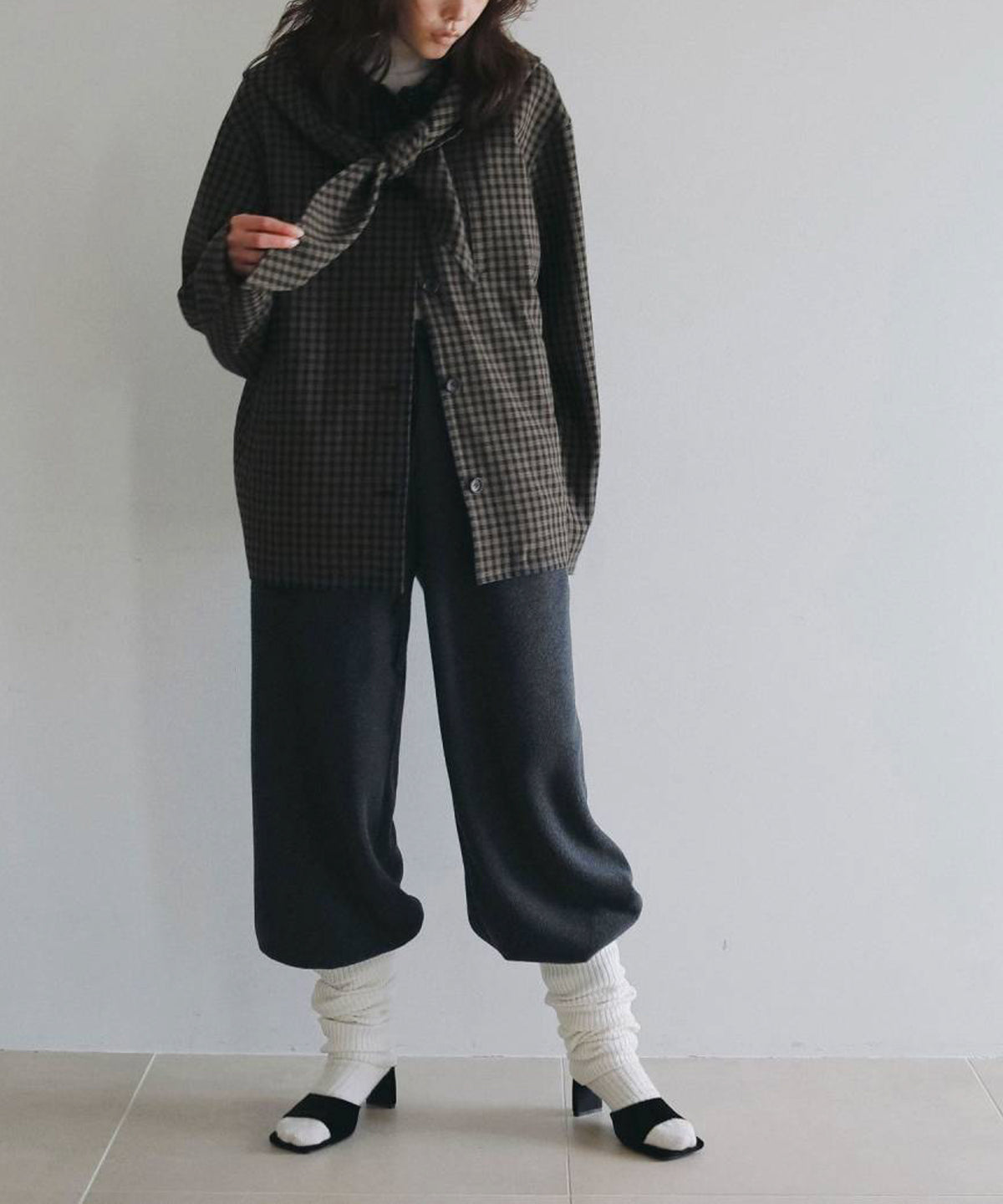 Check Coverall Jacket