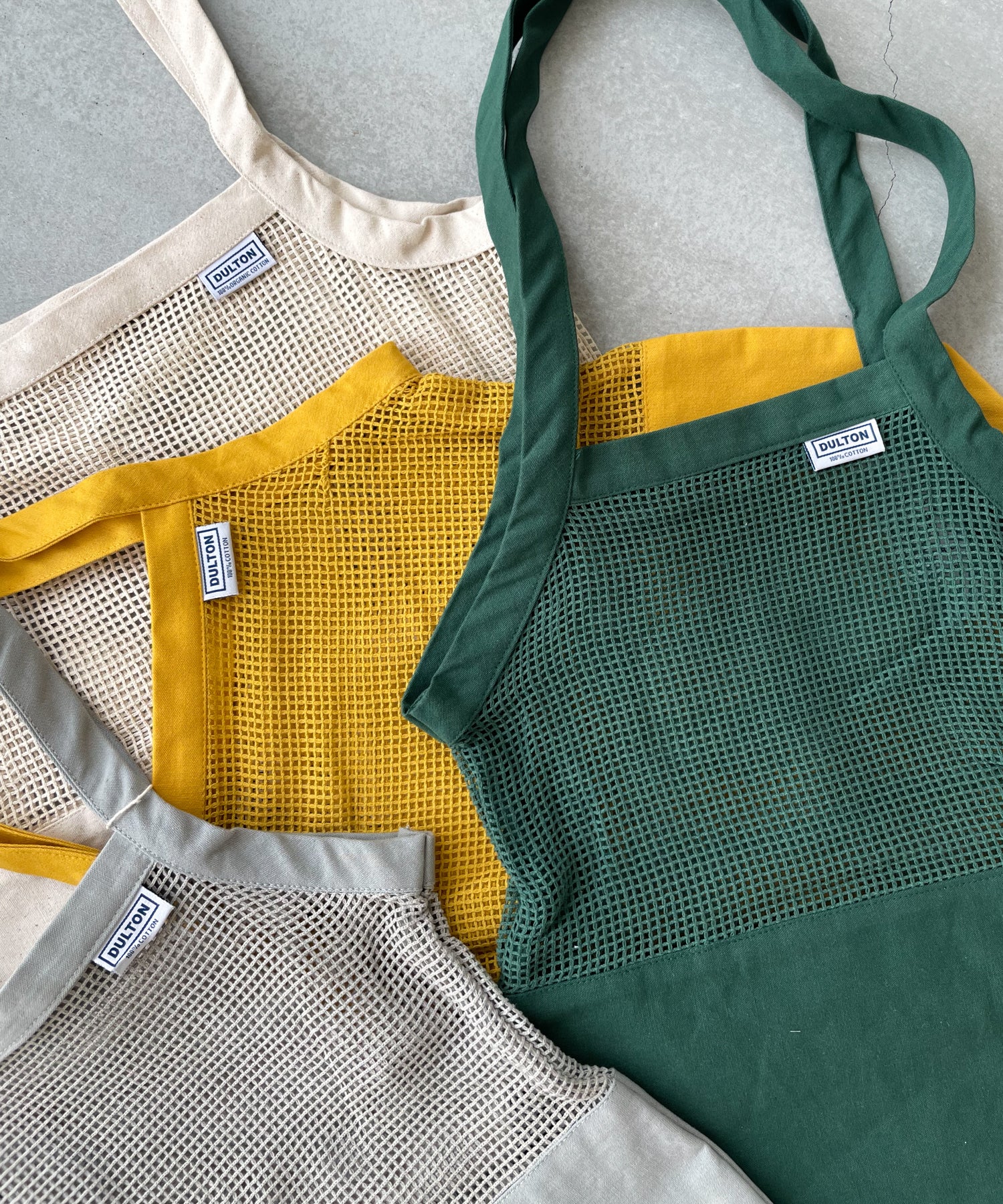 Cotton half meshbag/コットンハーフメッシュバッグ(S)