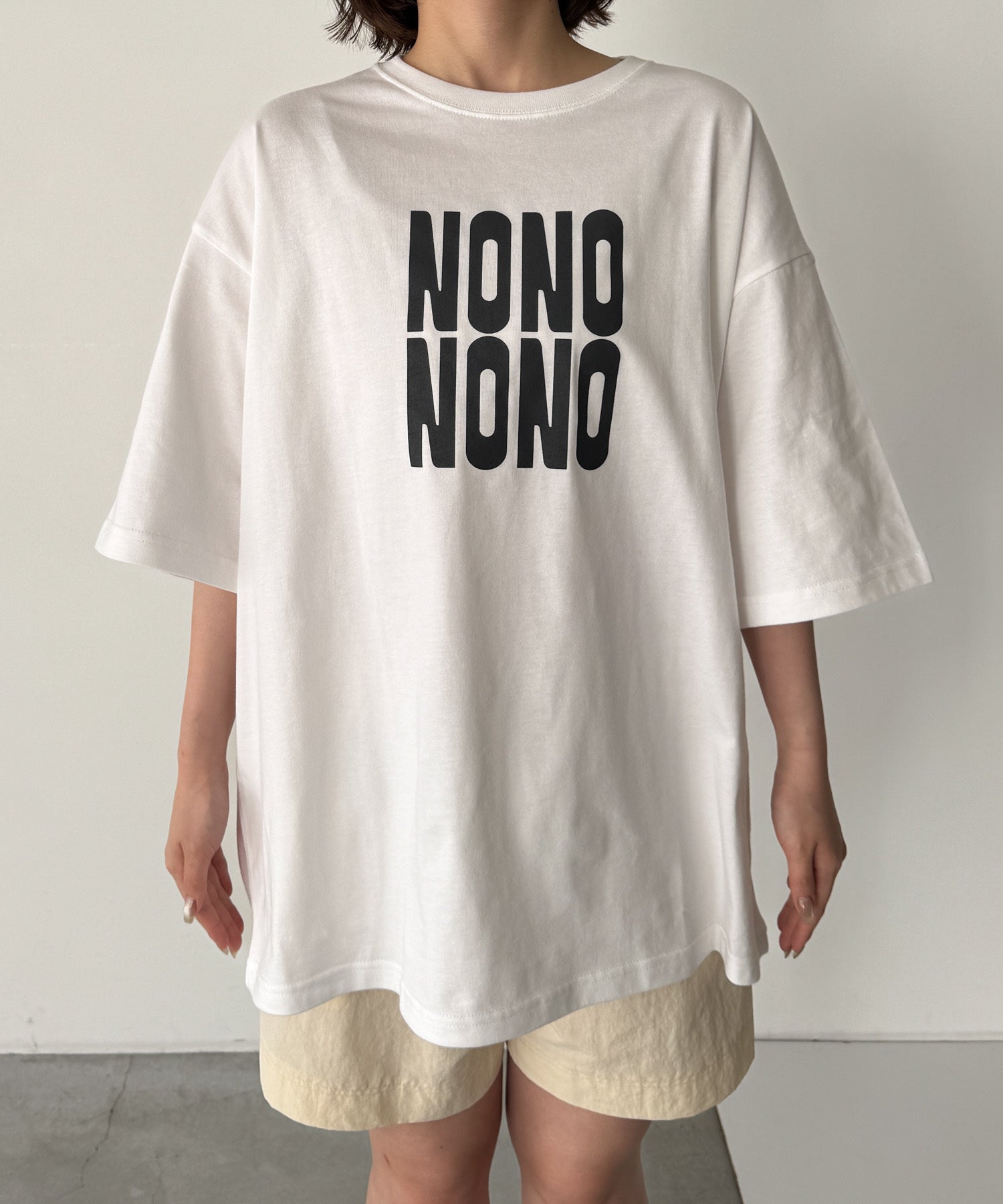 "NO"Tシャツ