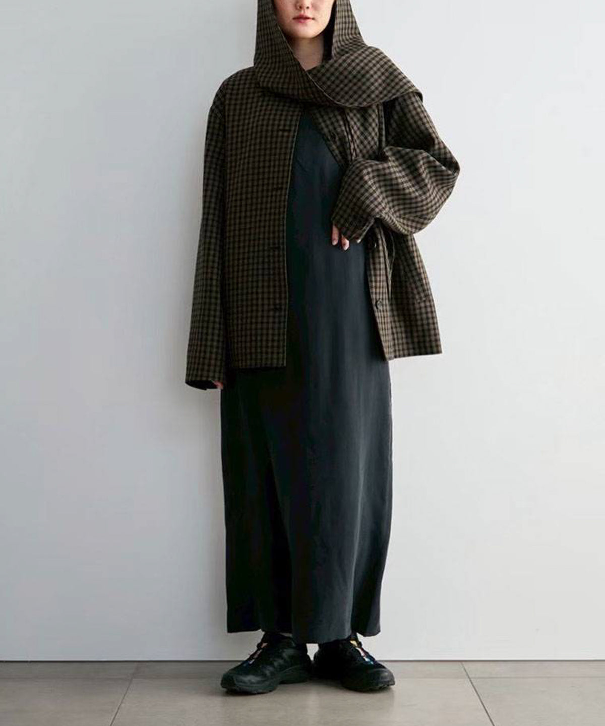 Check Coverall Jacket