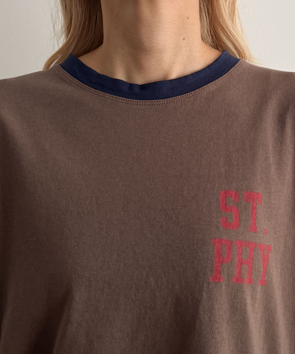 "ST.PHY"リンガーロングTシャツ