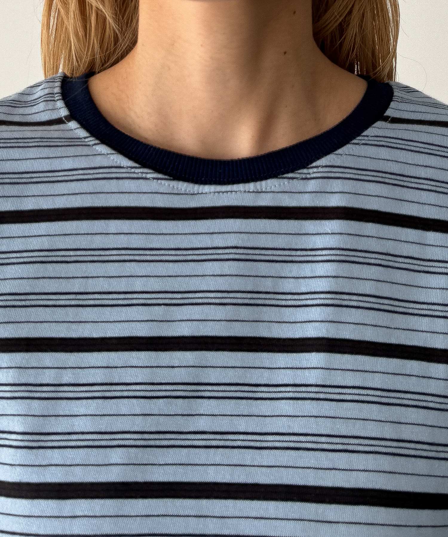 リンガーボーダーコンパクトTシャツ