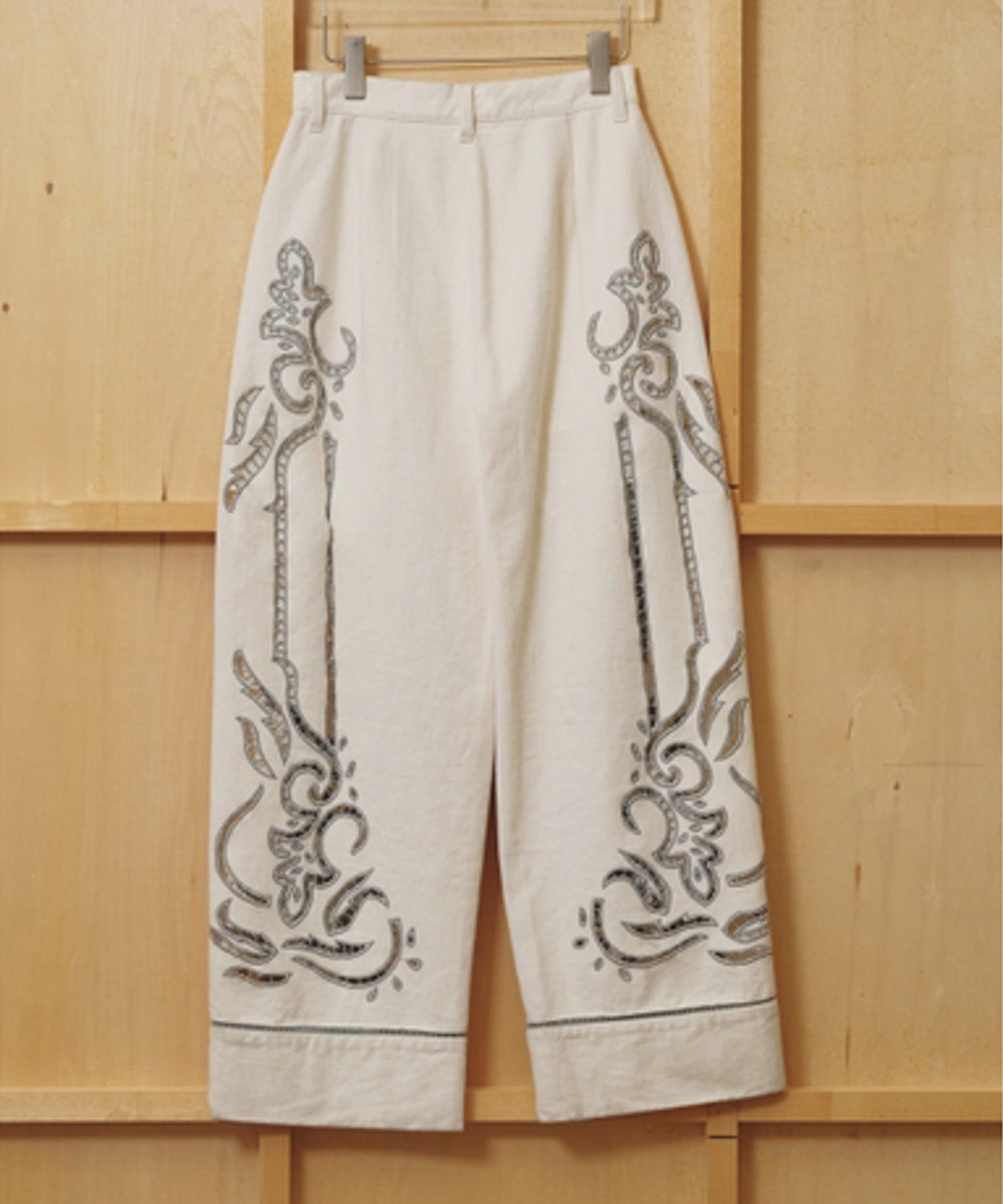 Cut Lace Twill Pants カットレースツイルパンツ/12610701