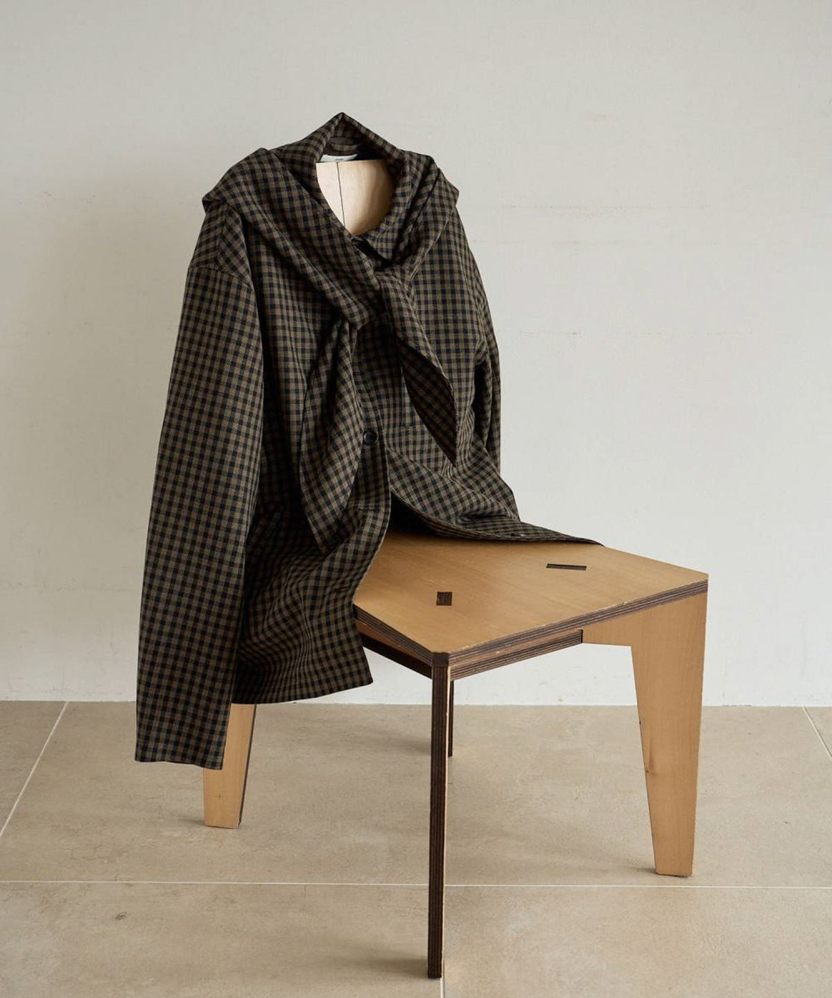 Check Coverall Jacket