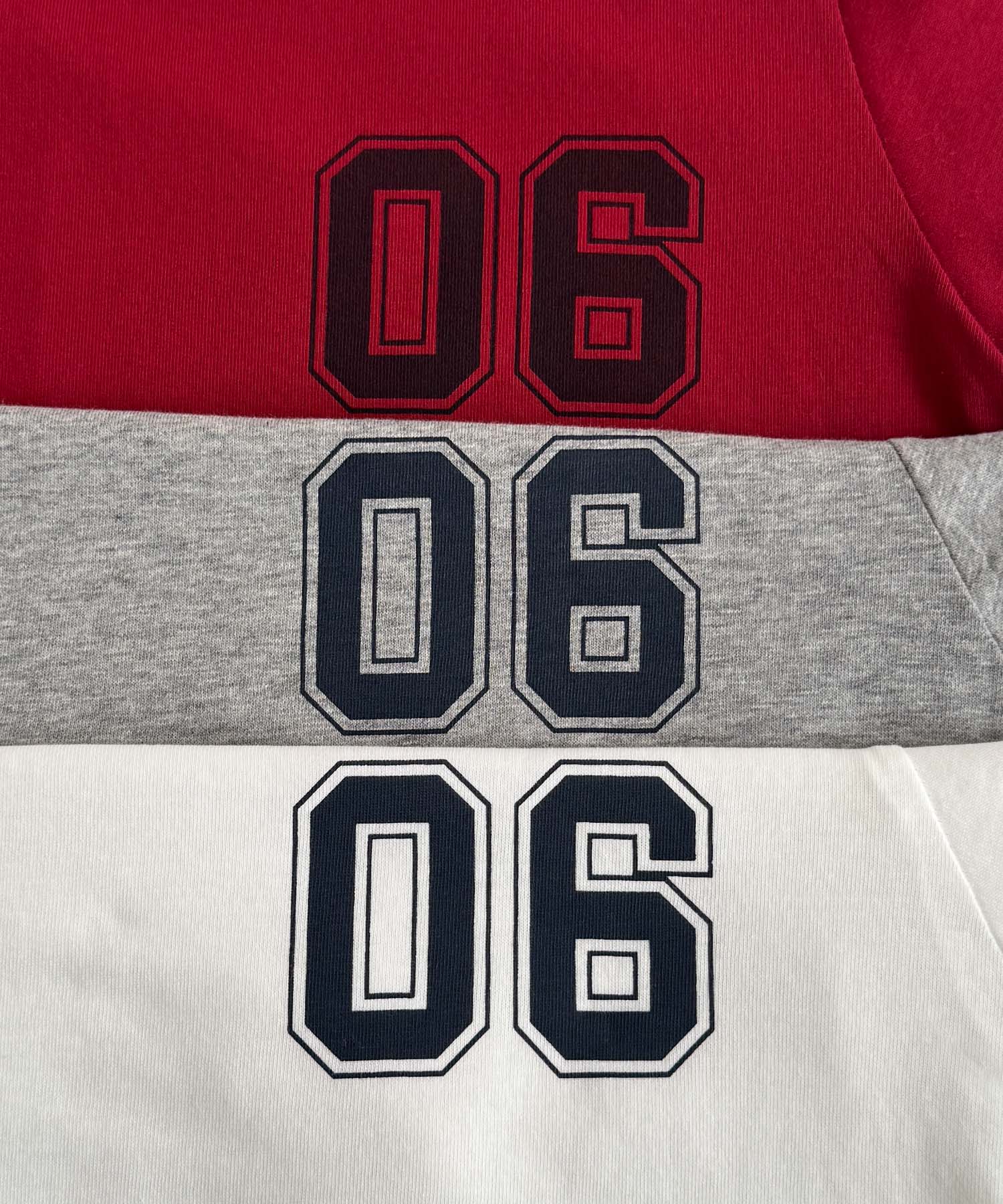 "06"リンガーTシャツ