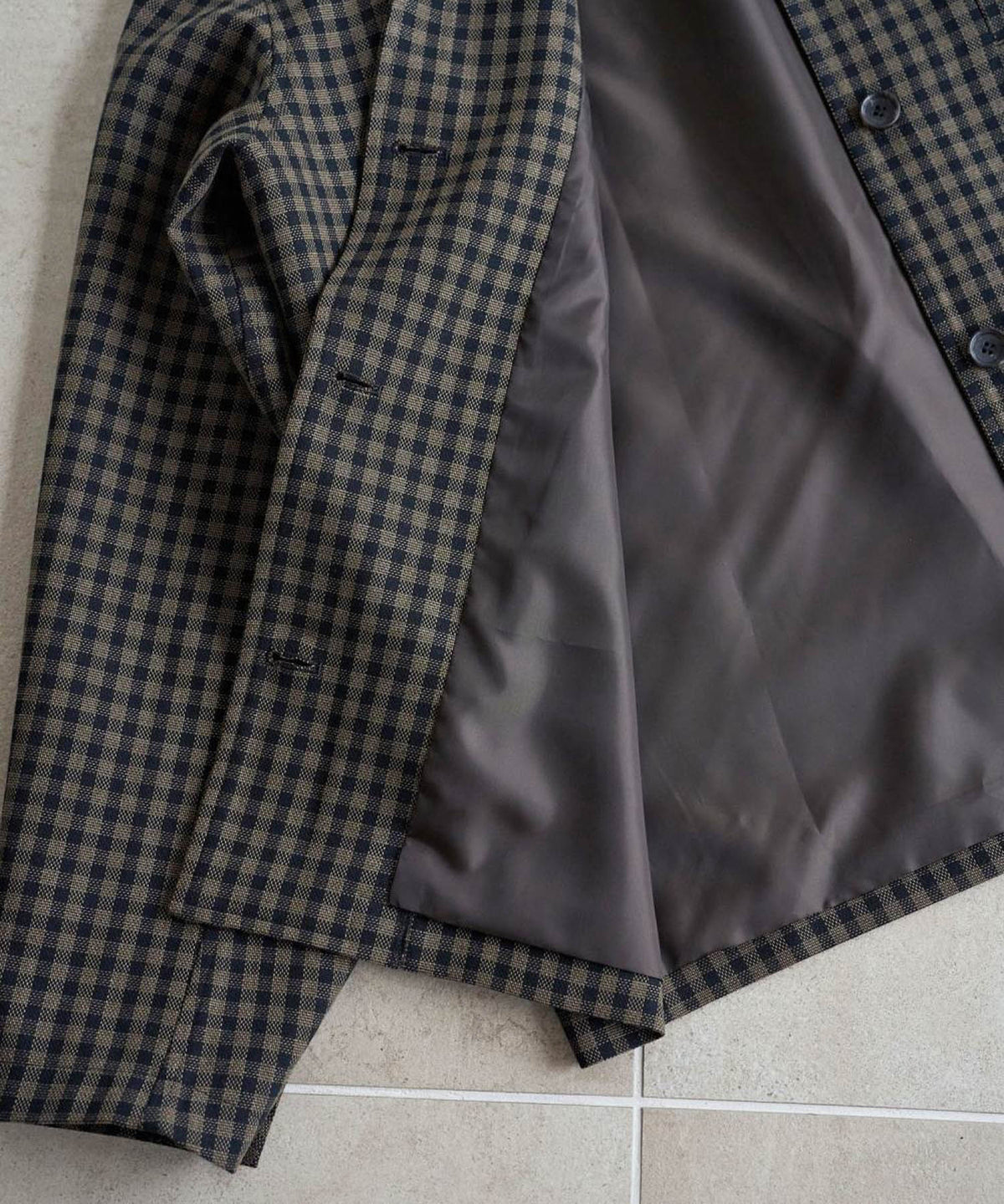 Check Coverall Jacket