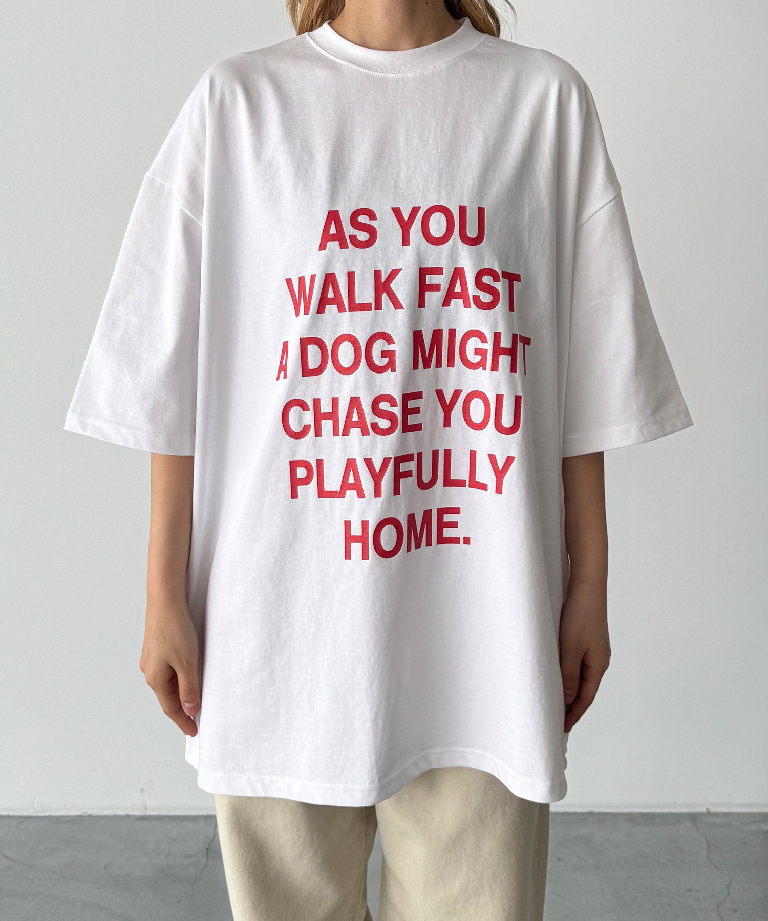 "AS YOU"Tシャツ