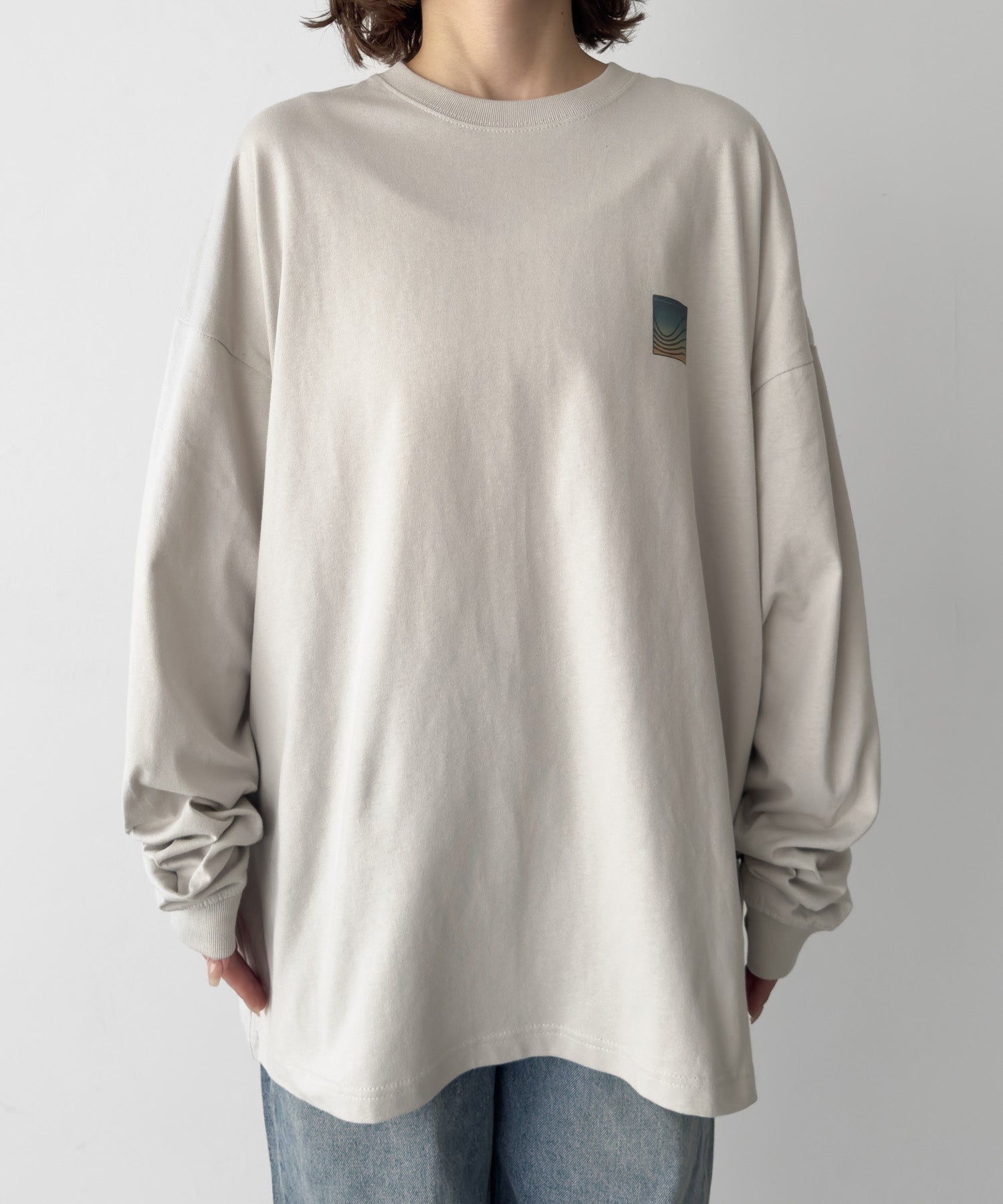 "beach"ロングTシャツ