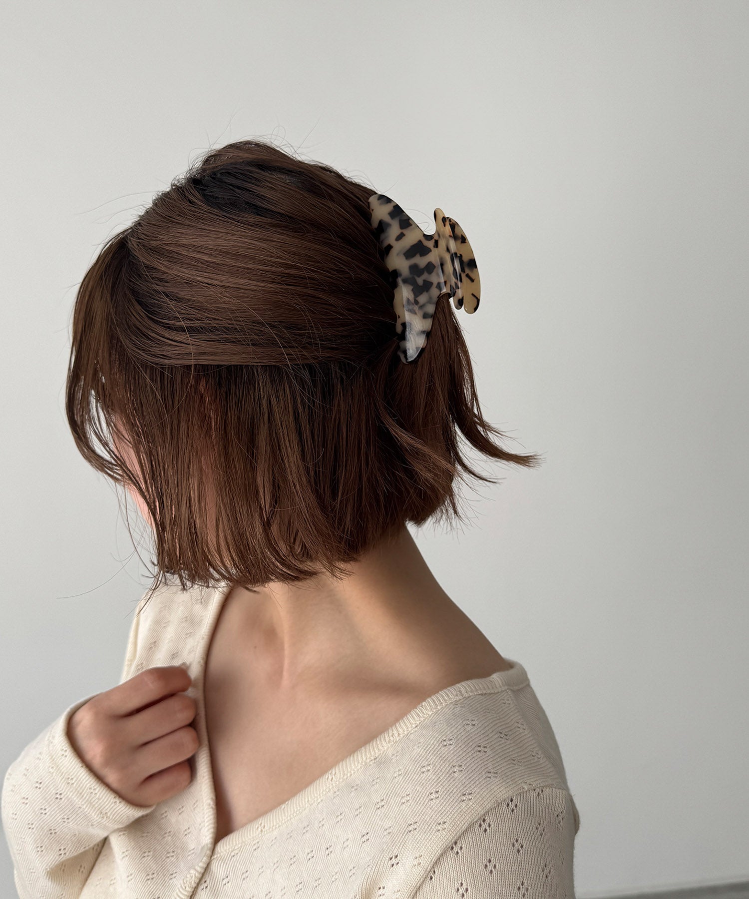ラウンドヘアクリップ