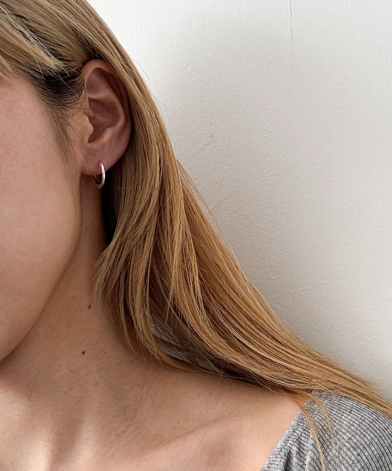 【Silver925】THINフープシルバーピアス