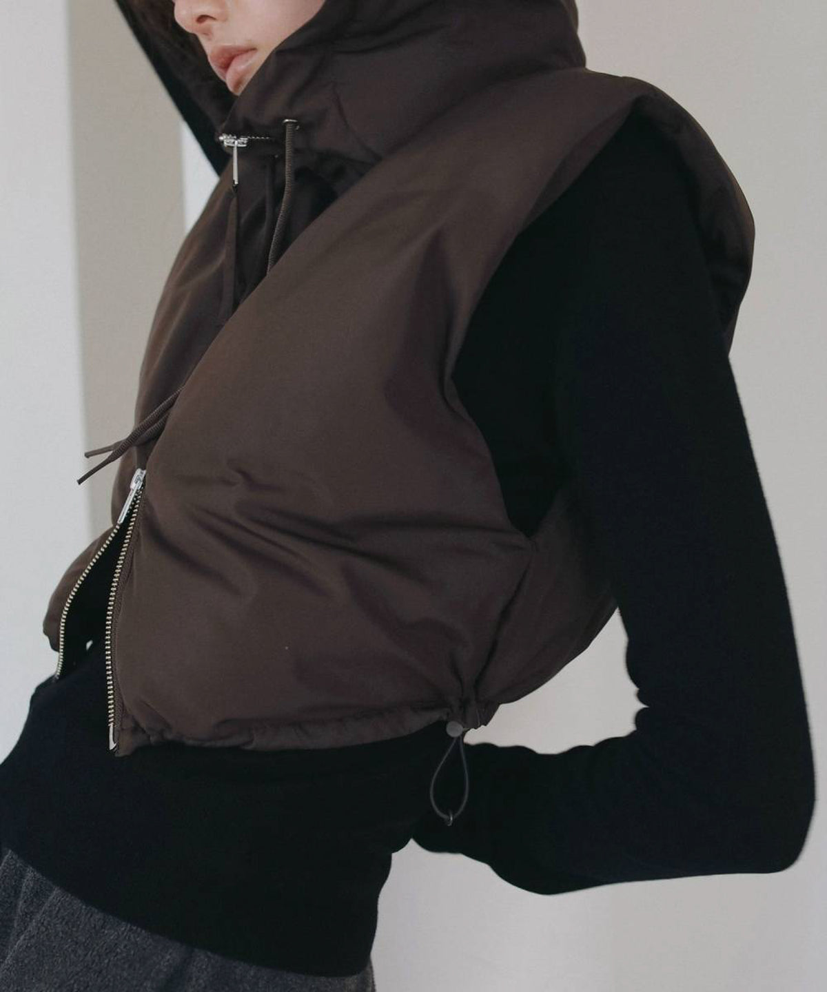 Hooded Down Vest