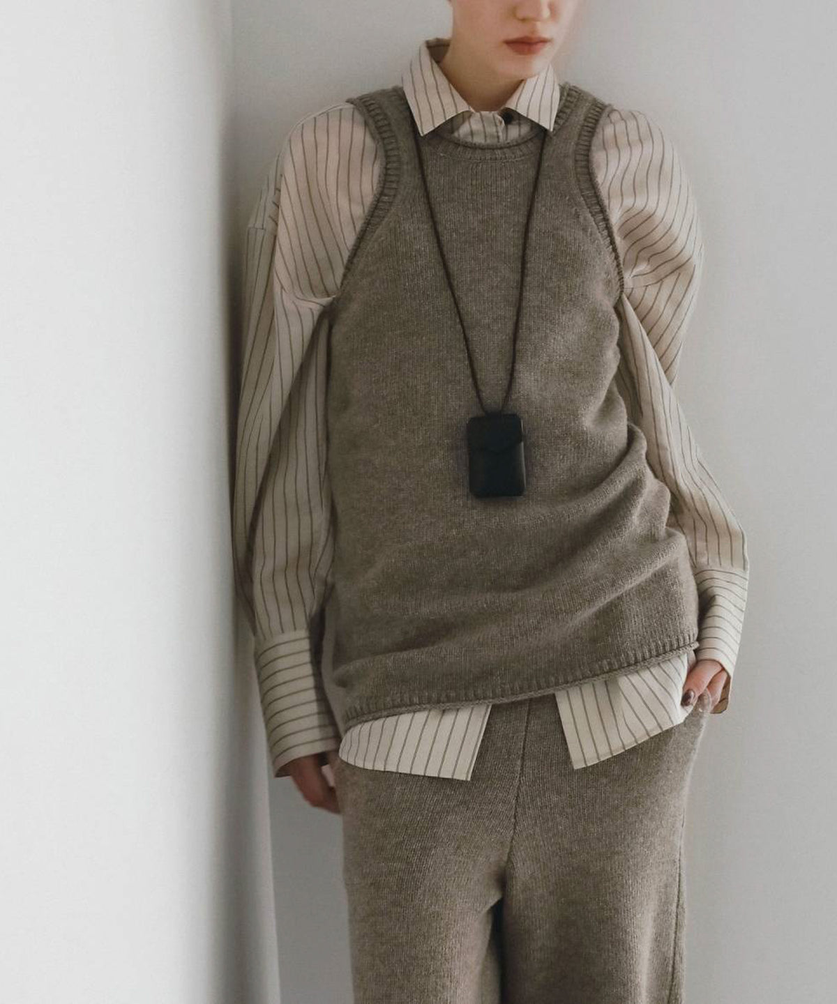 Knit Long Tanktop