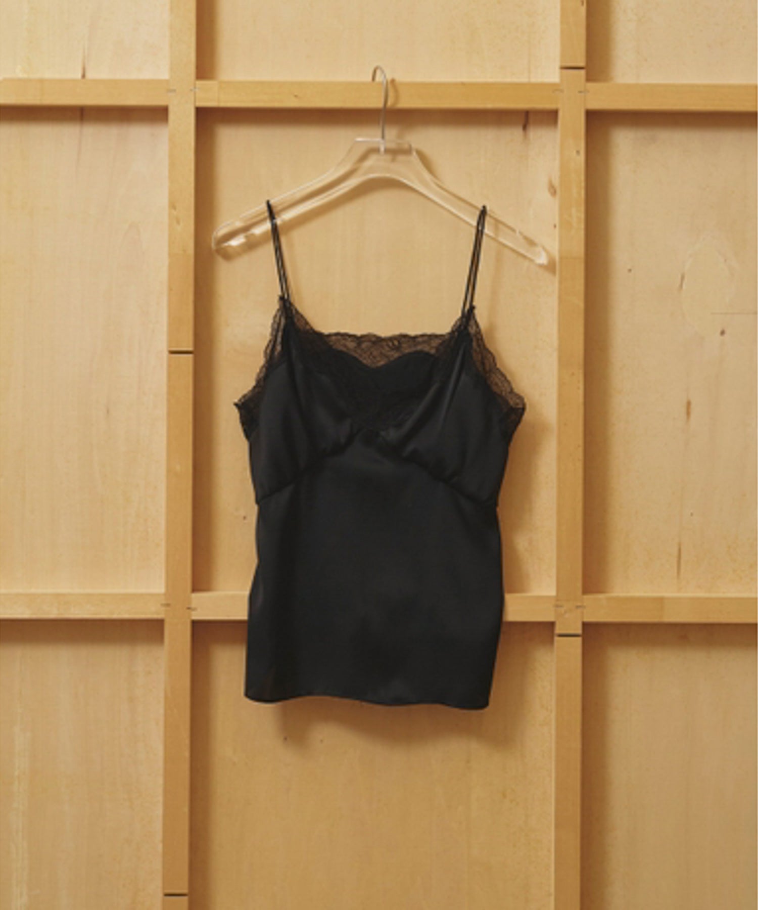 Satin Lace Camisole サテンレースキャミソール/12610431