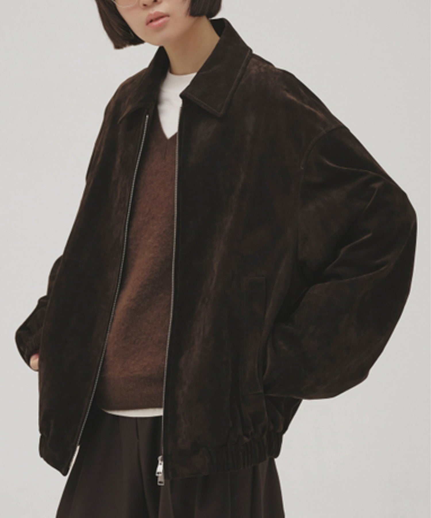 Suede Zip Blouson スエードジップブルゾン/12620204