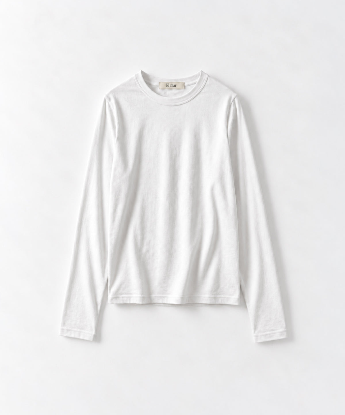 コットンストレッチロングTシャツ