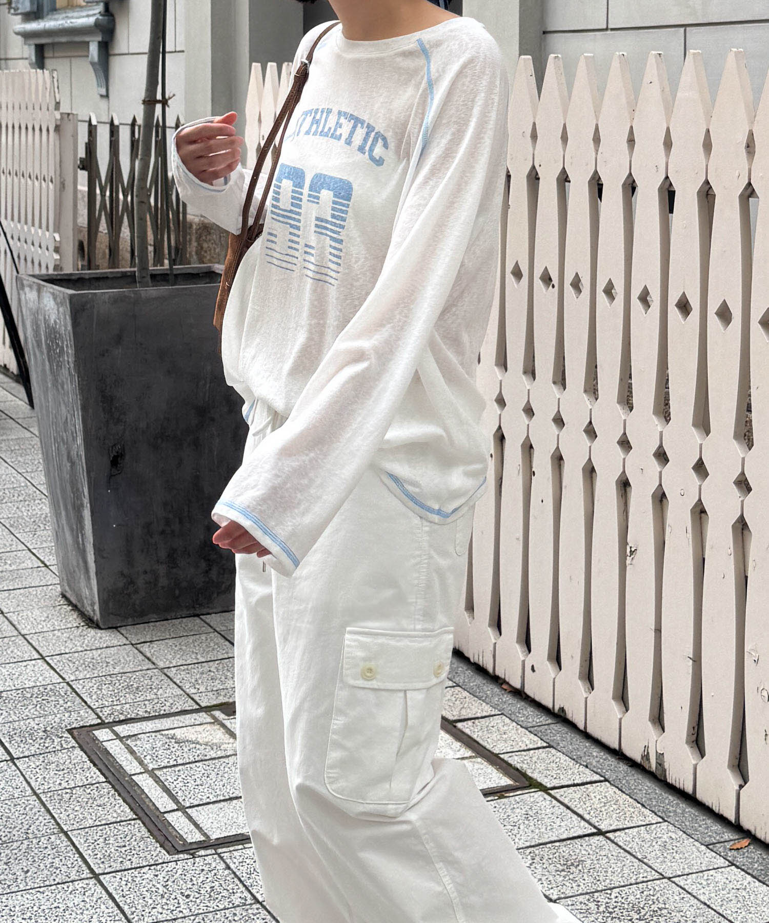 "ATHLETIC 93"ステッチロンT