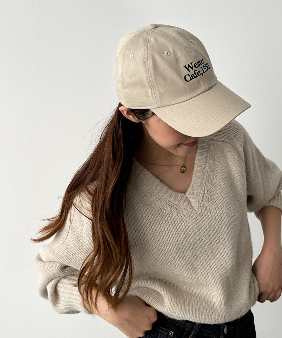 "WesterCafe 1950"ロゴCAP