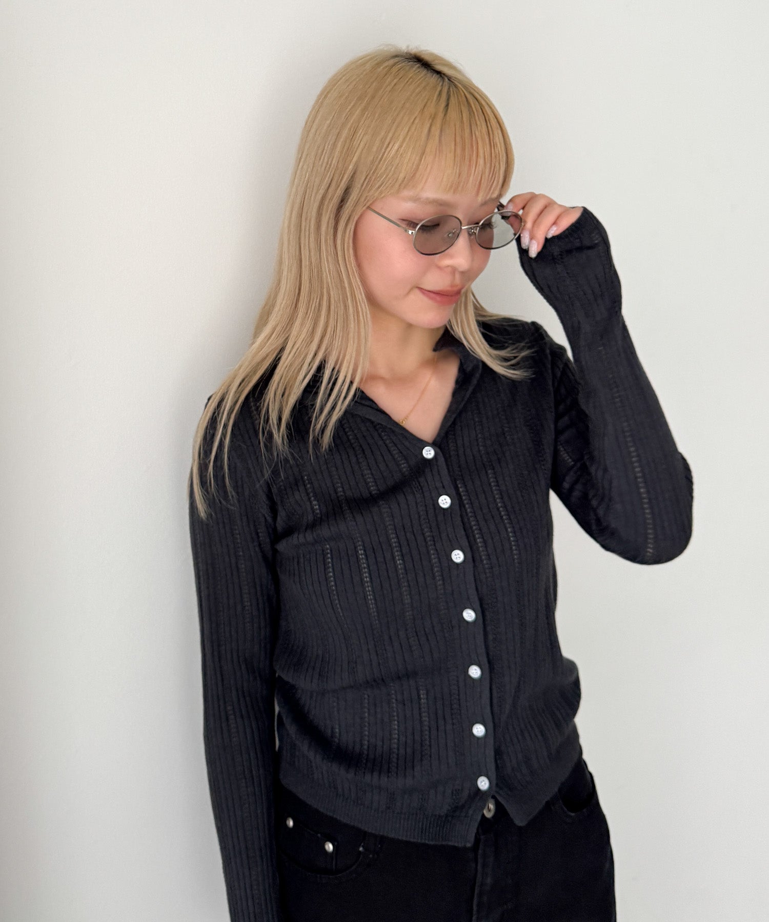 "LOEN"メタルオーバルアイウェア