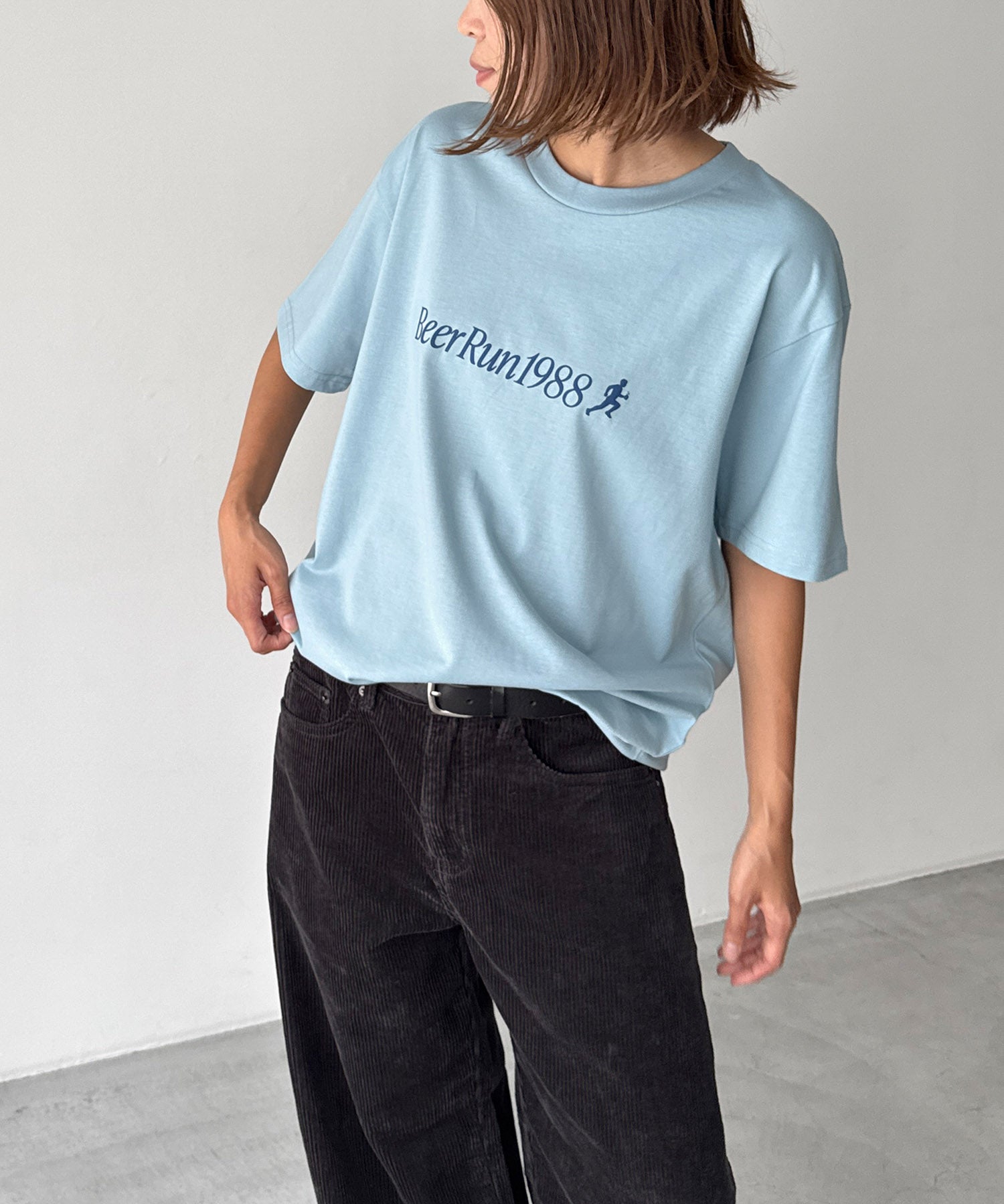 "BEER RUN"半袖Tシャツ