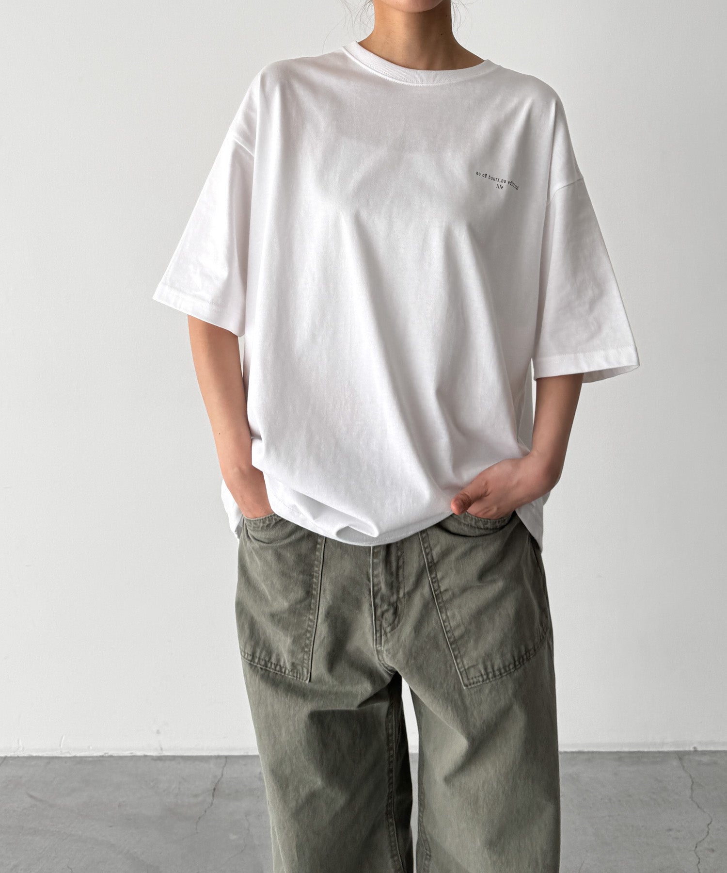 "PUBRIC"半袖Tシャツ