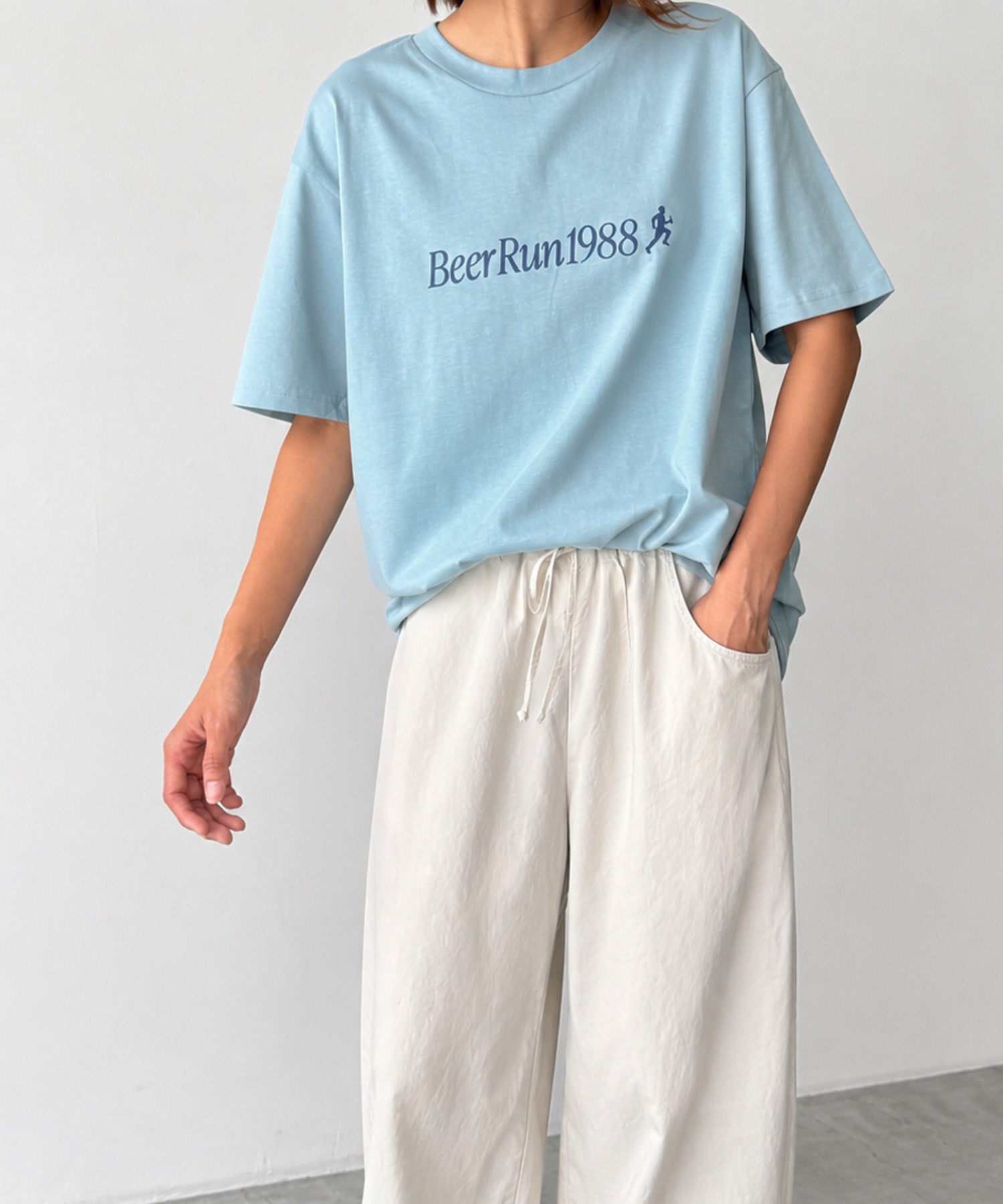 "BEER RUN"半袖Tシャツ