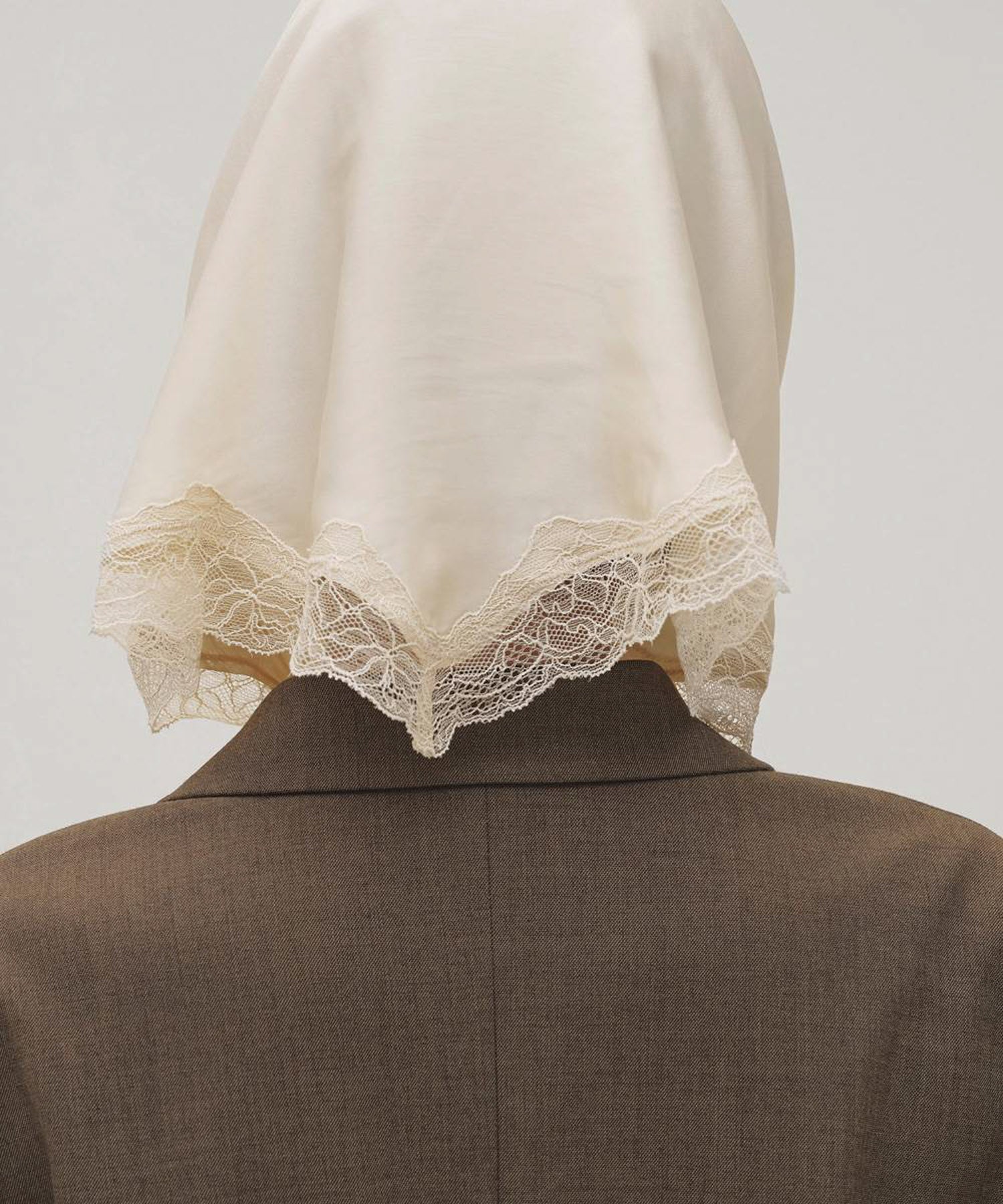 Satin Lace Scarf