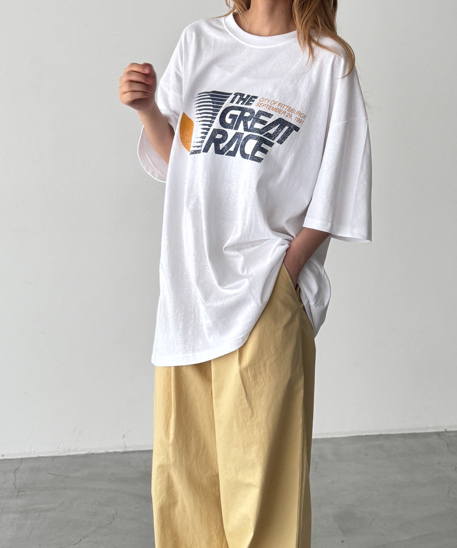 "GREAT RACE"Tシャツ