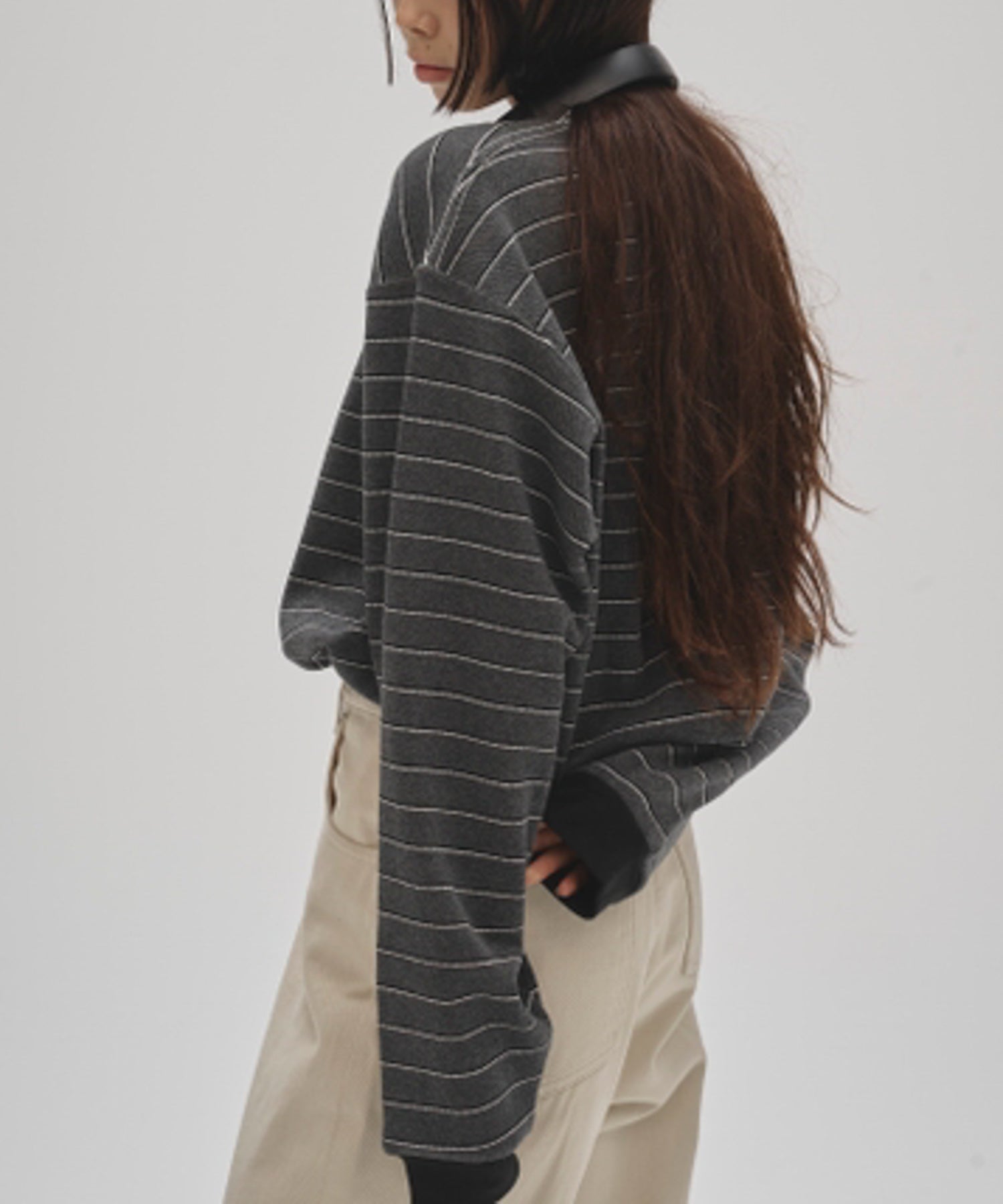 Border Long T-shirts ボーダーロングTシャツ/12520613